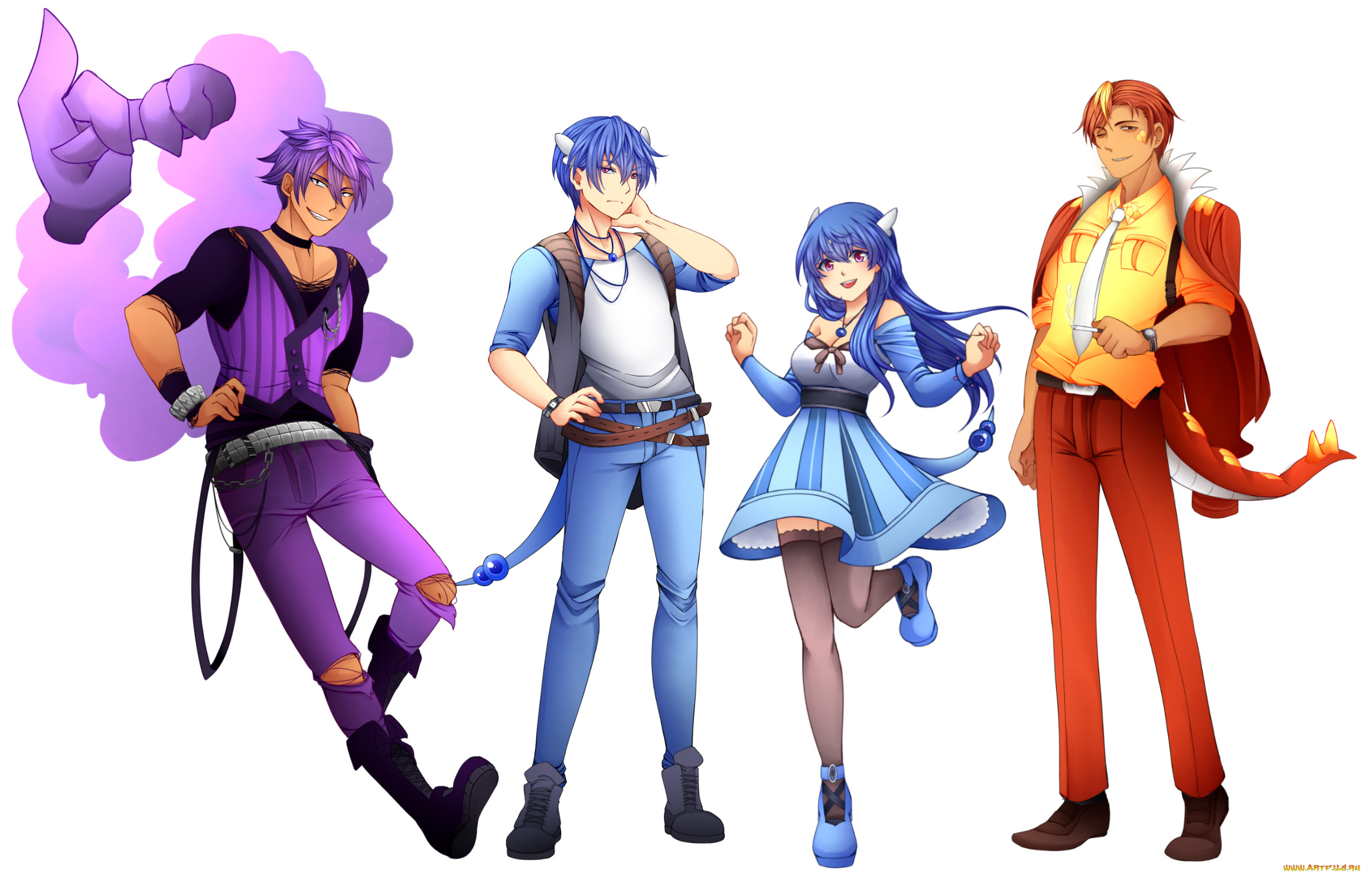 аниме, pokemon, покемон