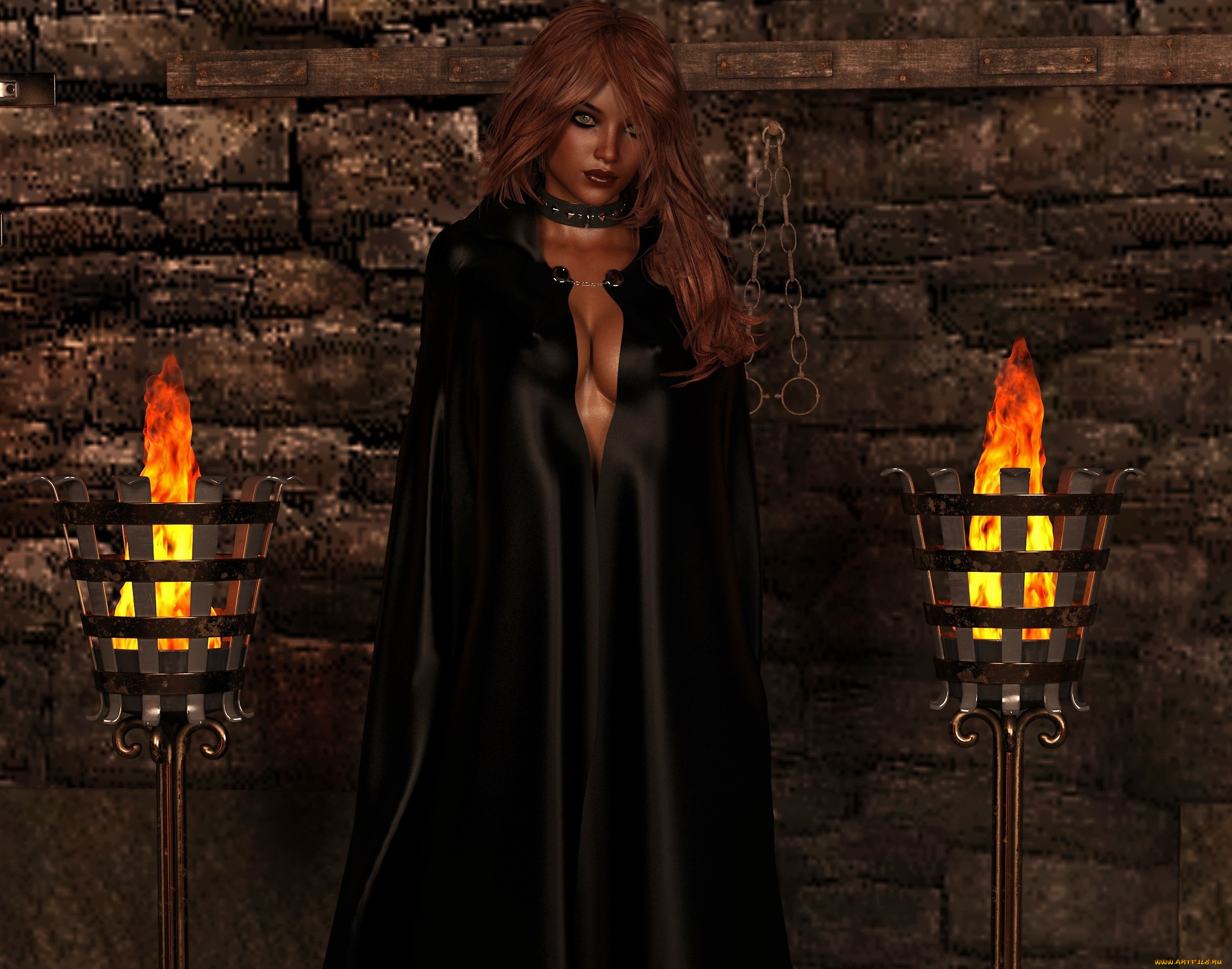 3д, графика, фантазия, , fantasy, фон, взгляд, девушка