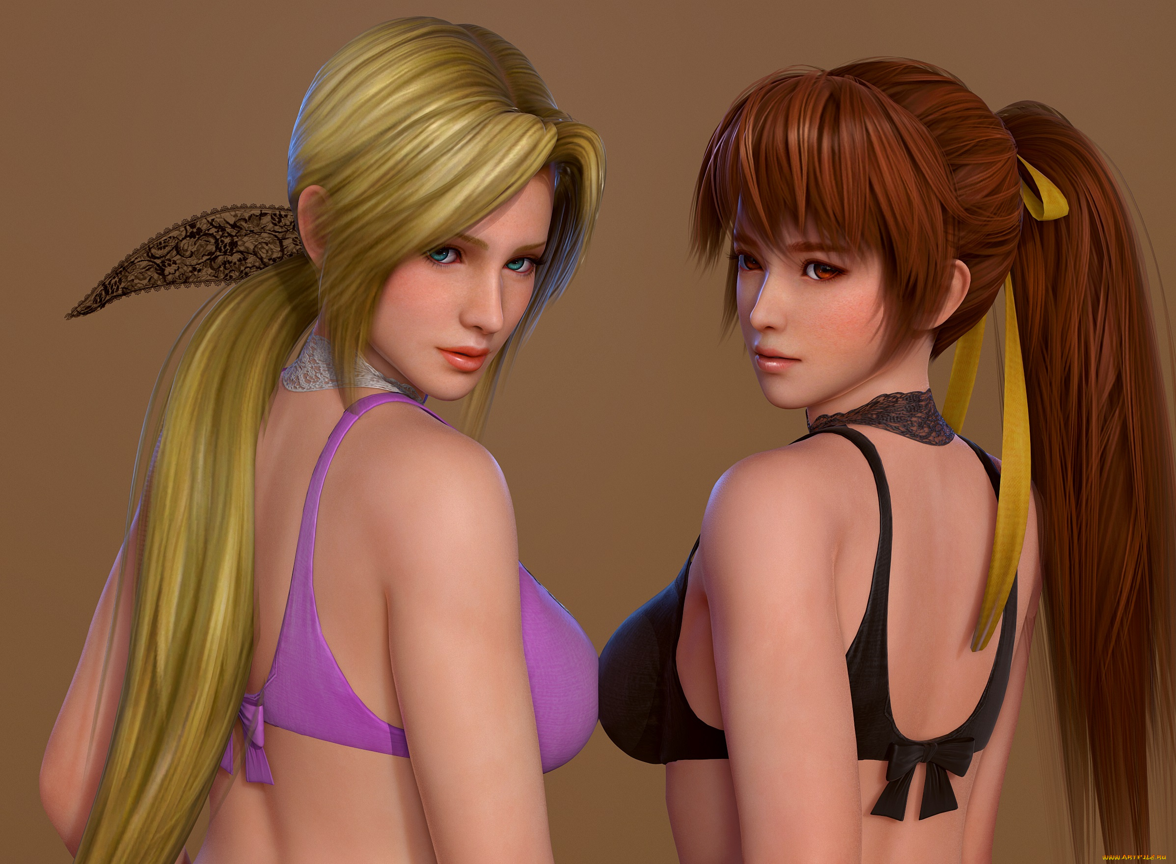 3д, графика, люди, , people, фон, взгляд, девушки