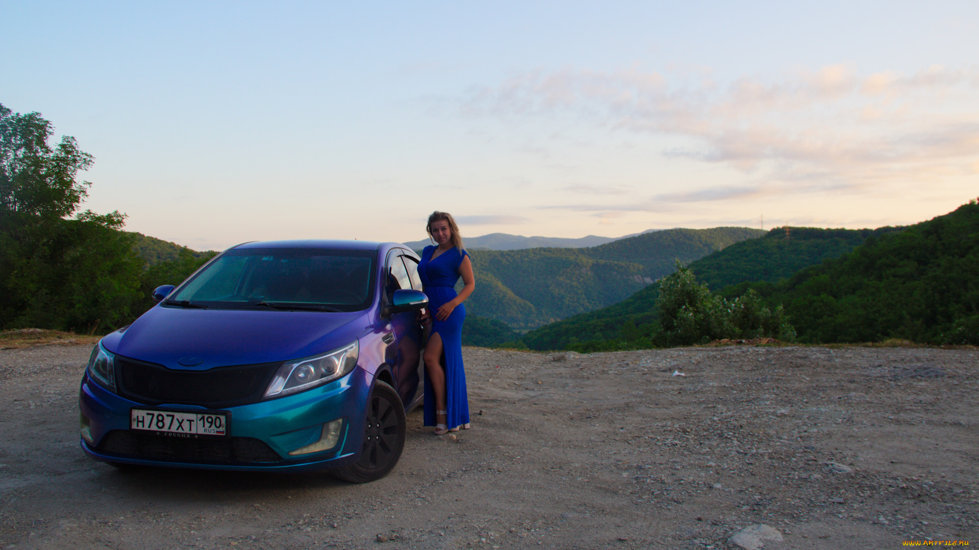 автомобили, -авто, с, девушками, kia, rio