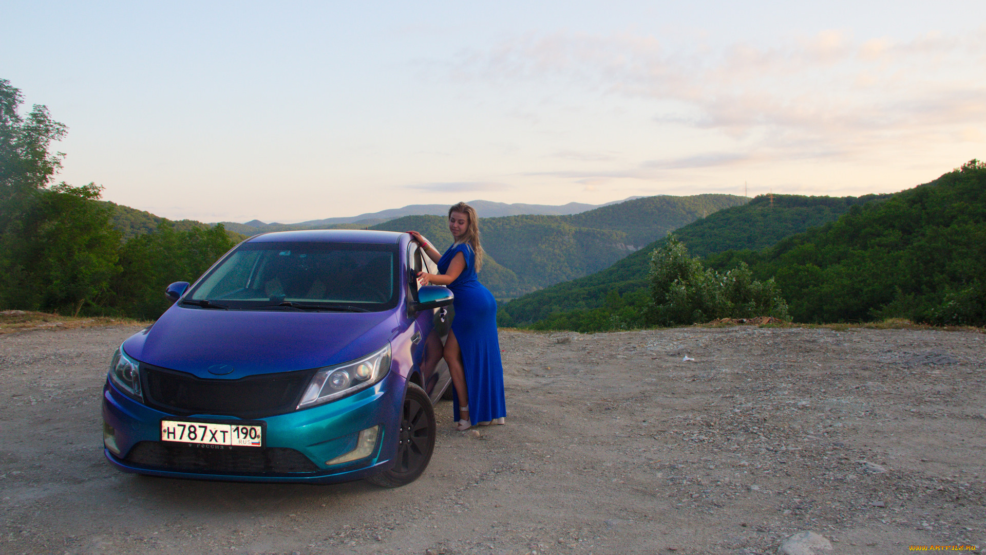 автомобили, -авто, с, девушками, kia, rio