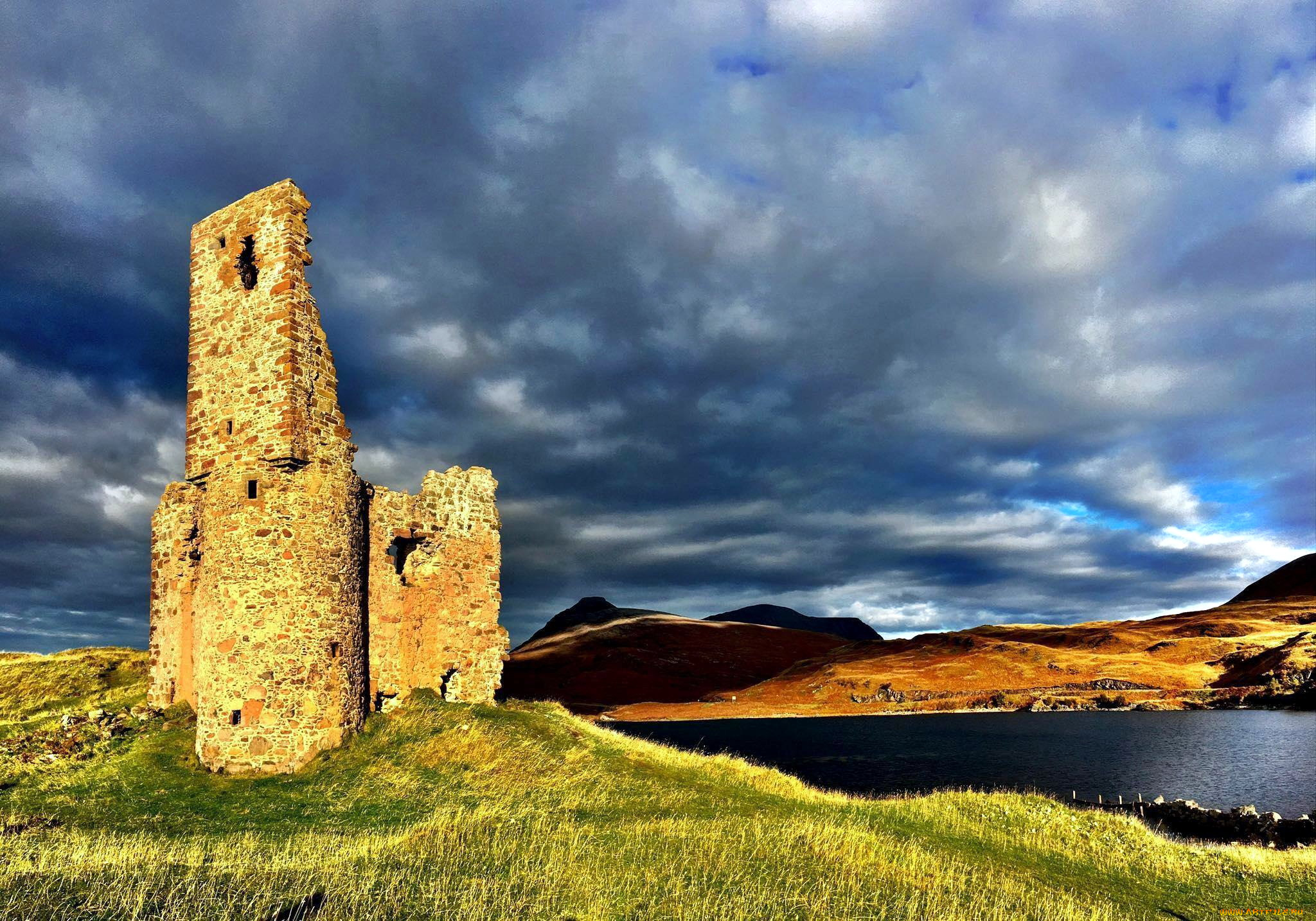 ardwreck, castle, scotland, города, замки, англии, ardwreck, castle