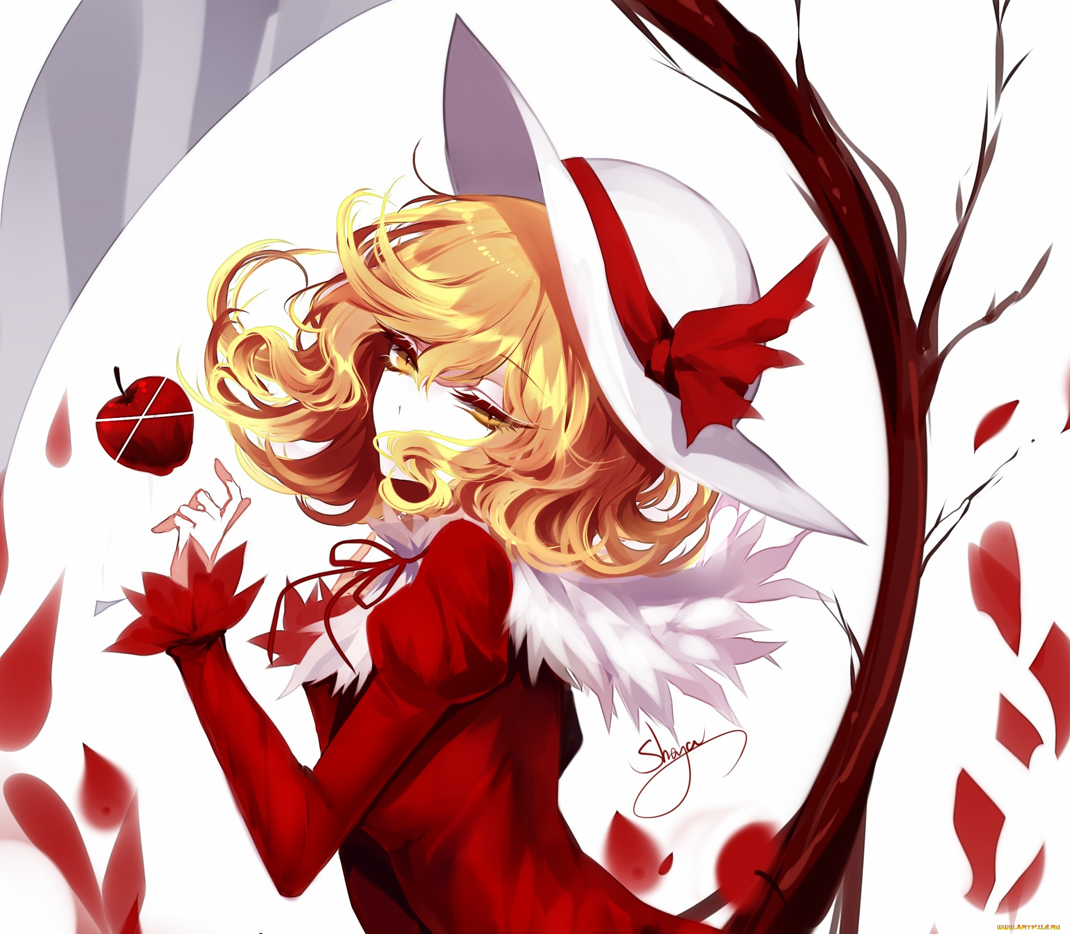 sheya, аниме, touhou, девушка