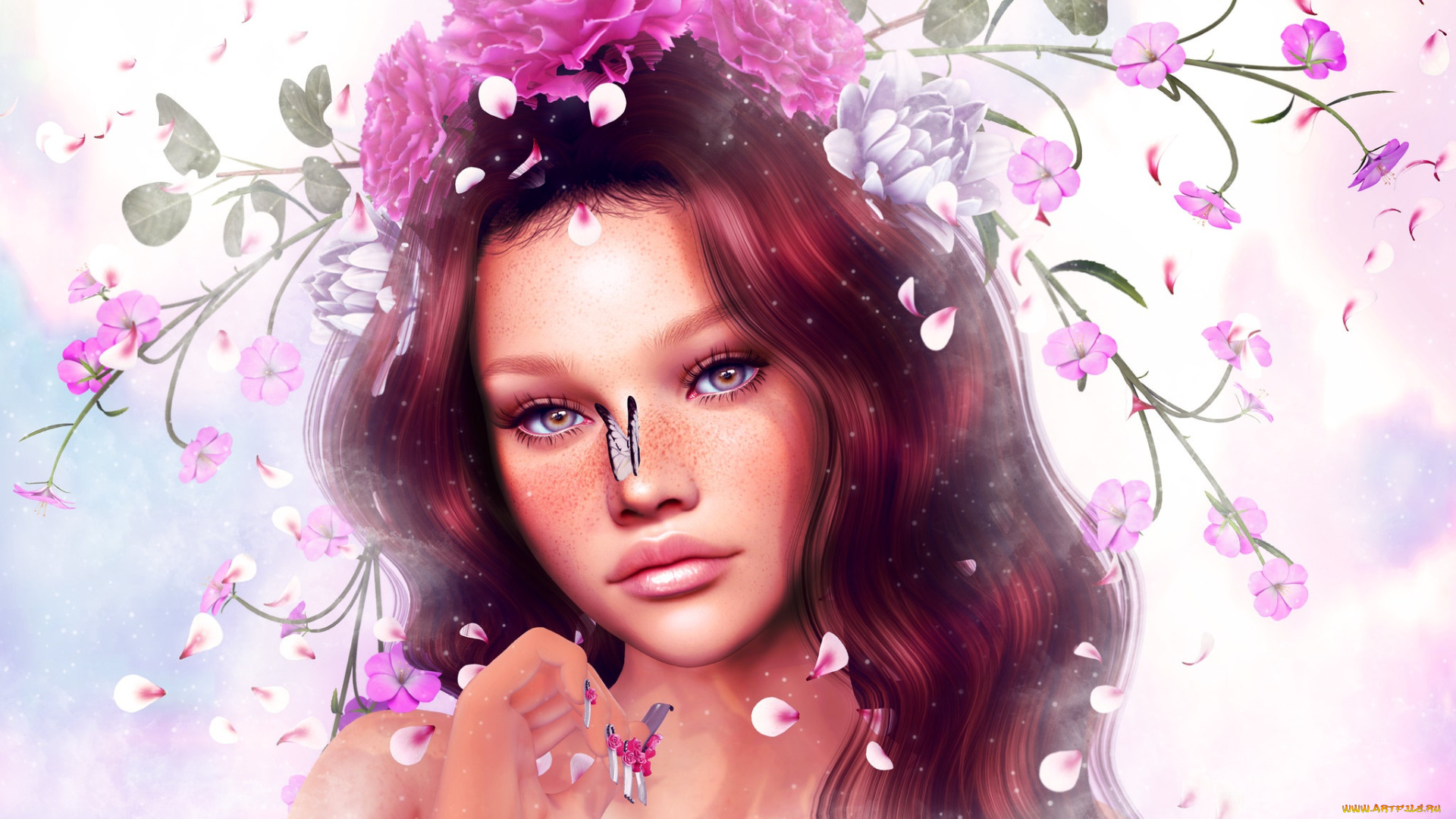 3д, графика, портрет, , portraits, девушка, красивая, супер, секси, няша, нежная, классная, модница, лапочка, мадам