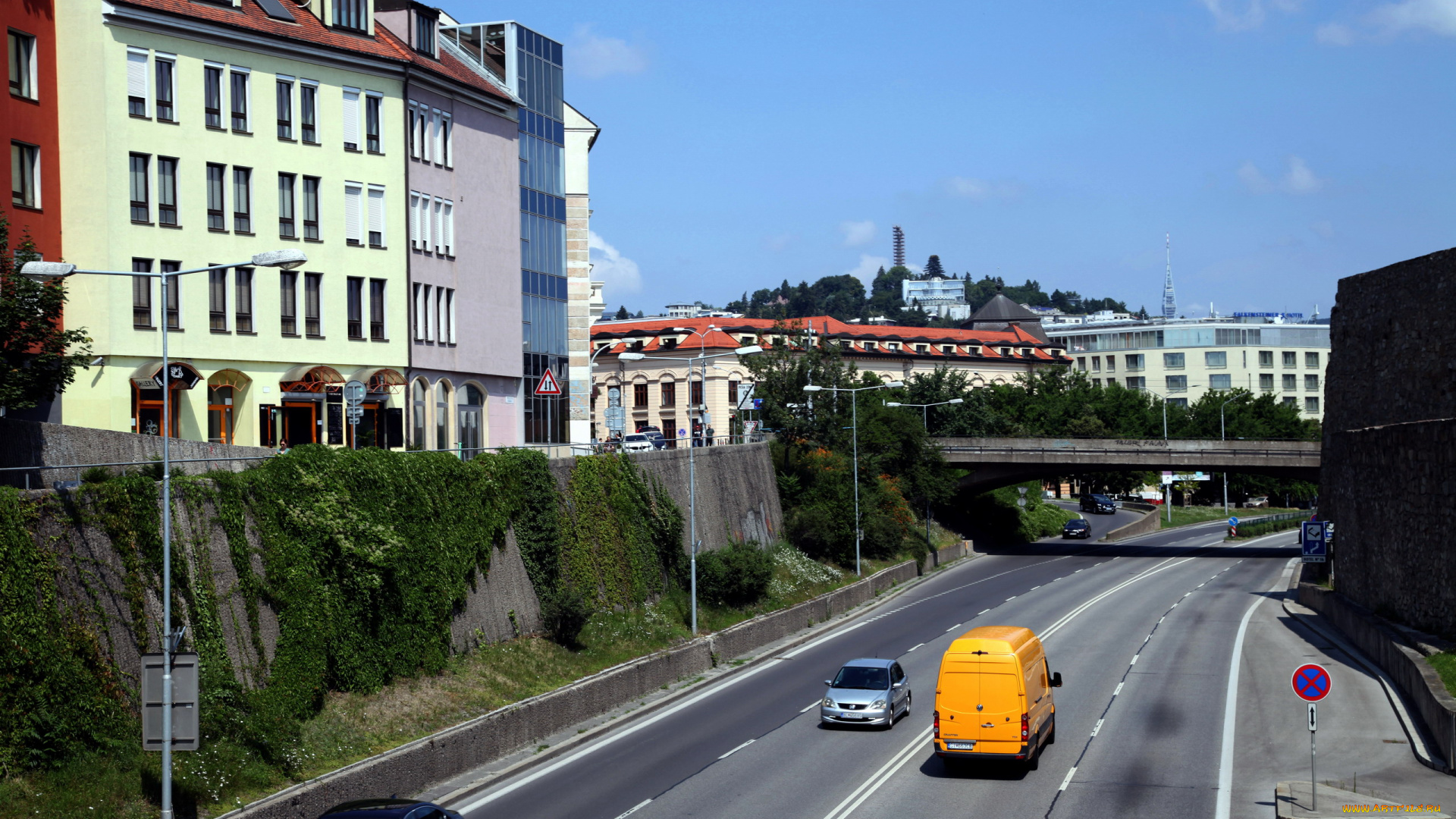 города, братислава, , словакия, улица