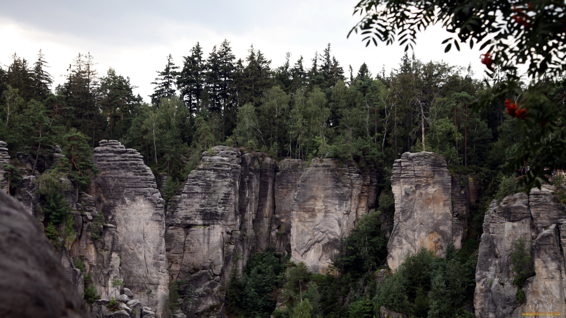 заповедник, чешский, рай, природа, горы, заповедник, чешский, рай