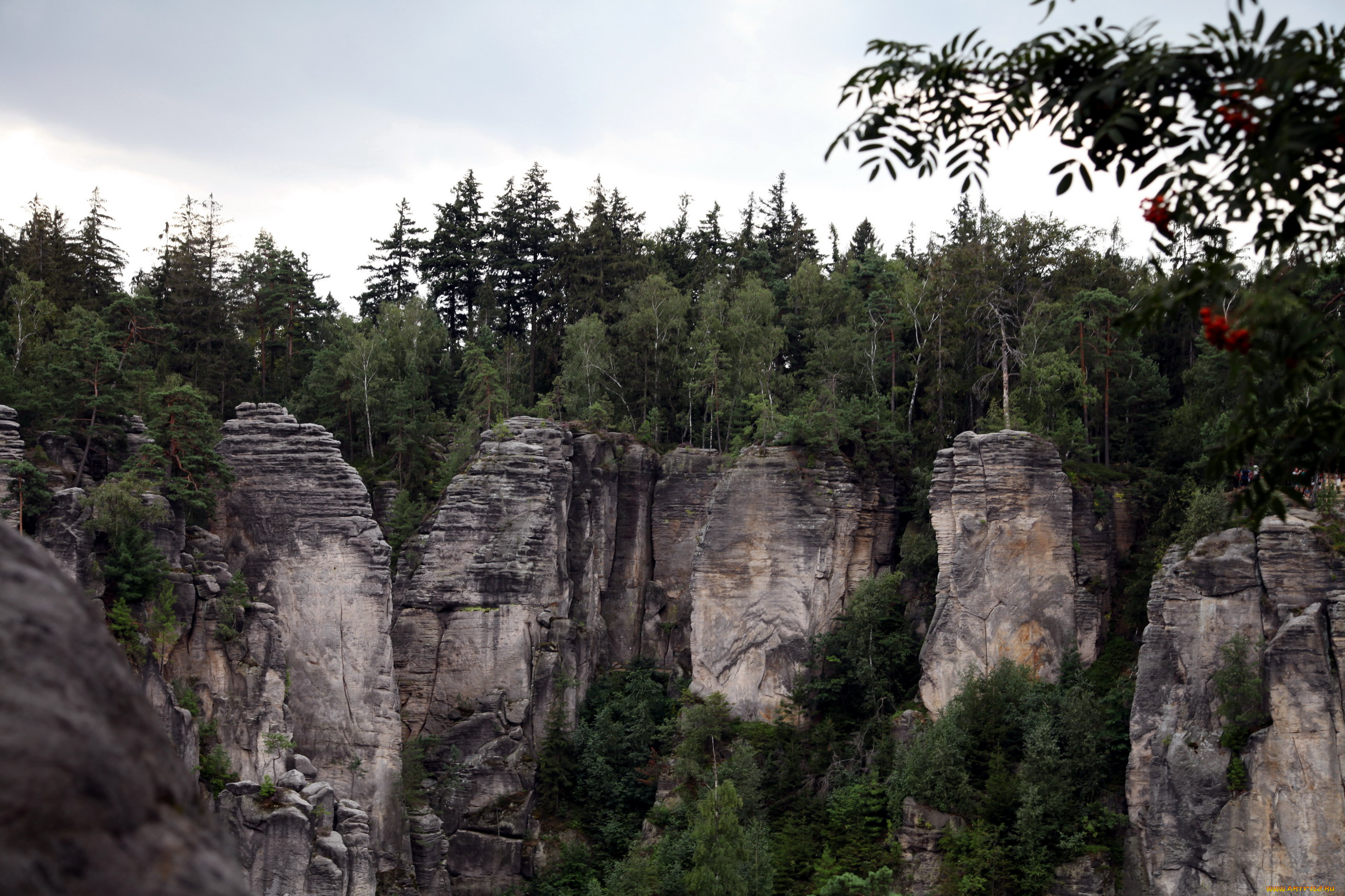 заповедник, чешский, рай, природа, горы, заповедник, чешский, рай