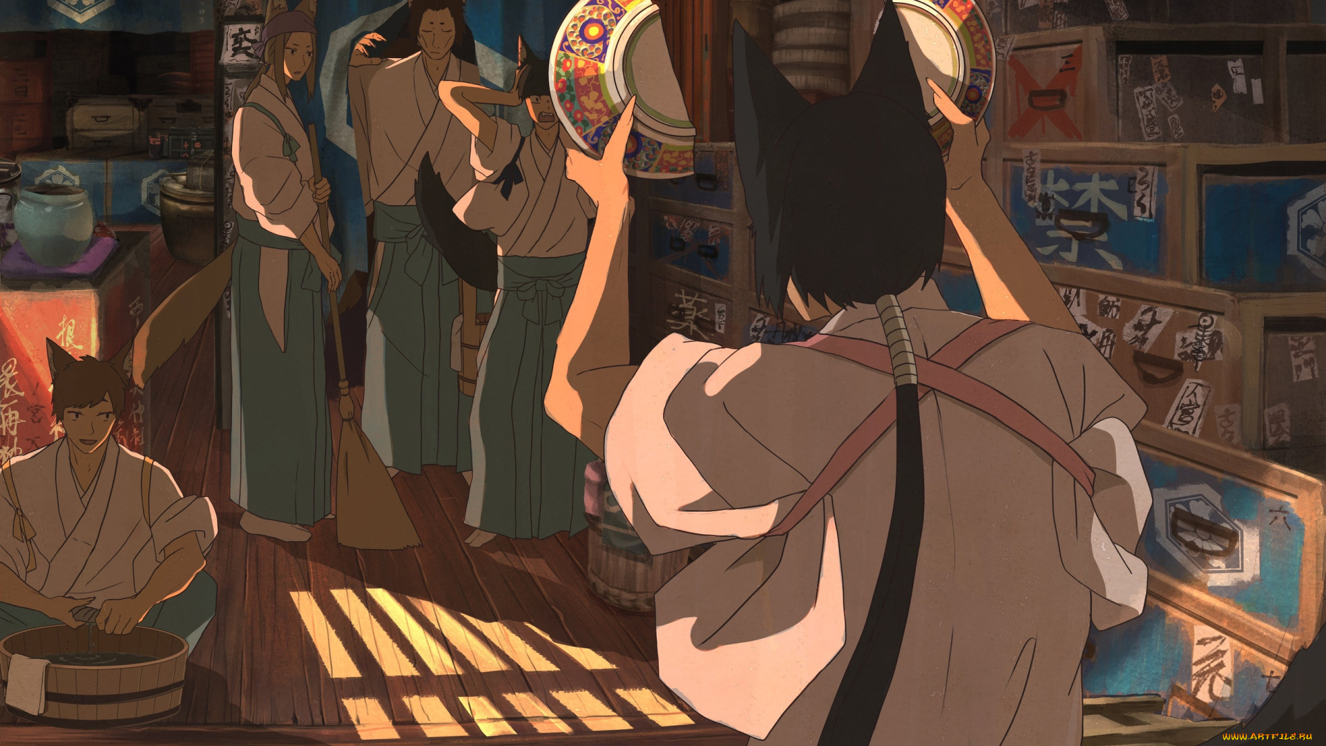 аниме, животные, , существа, неко, магазин