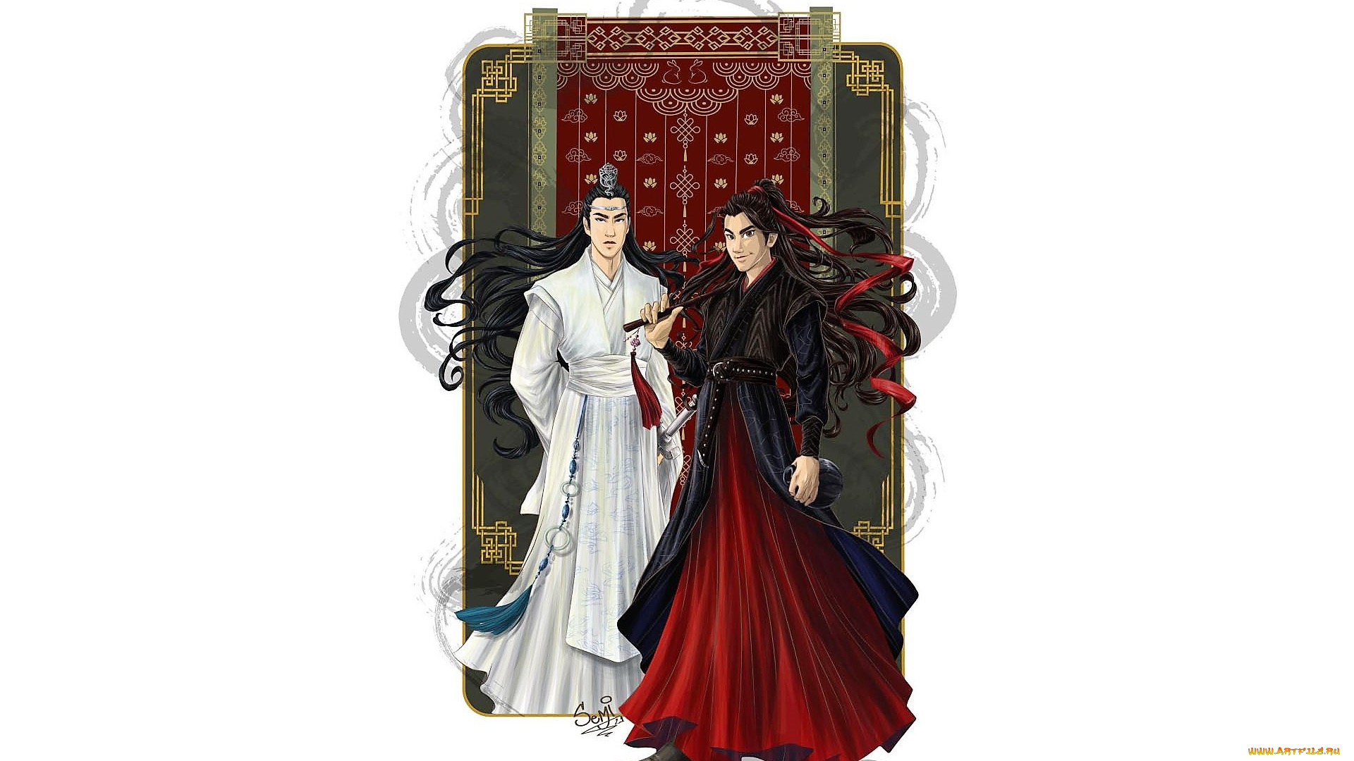 рисованное, кино, , мультфильмы, вэй, усянь, лань, ванцзы