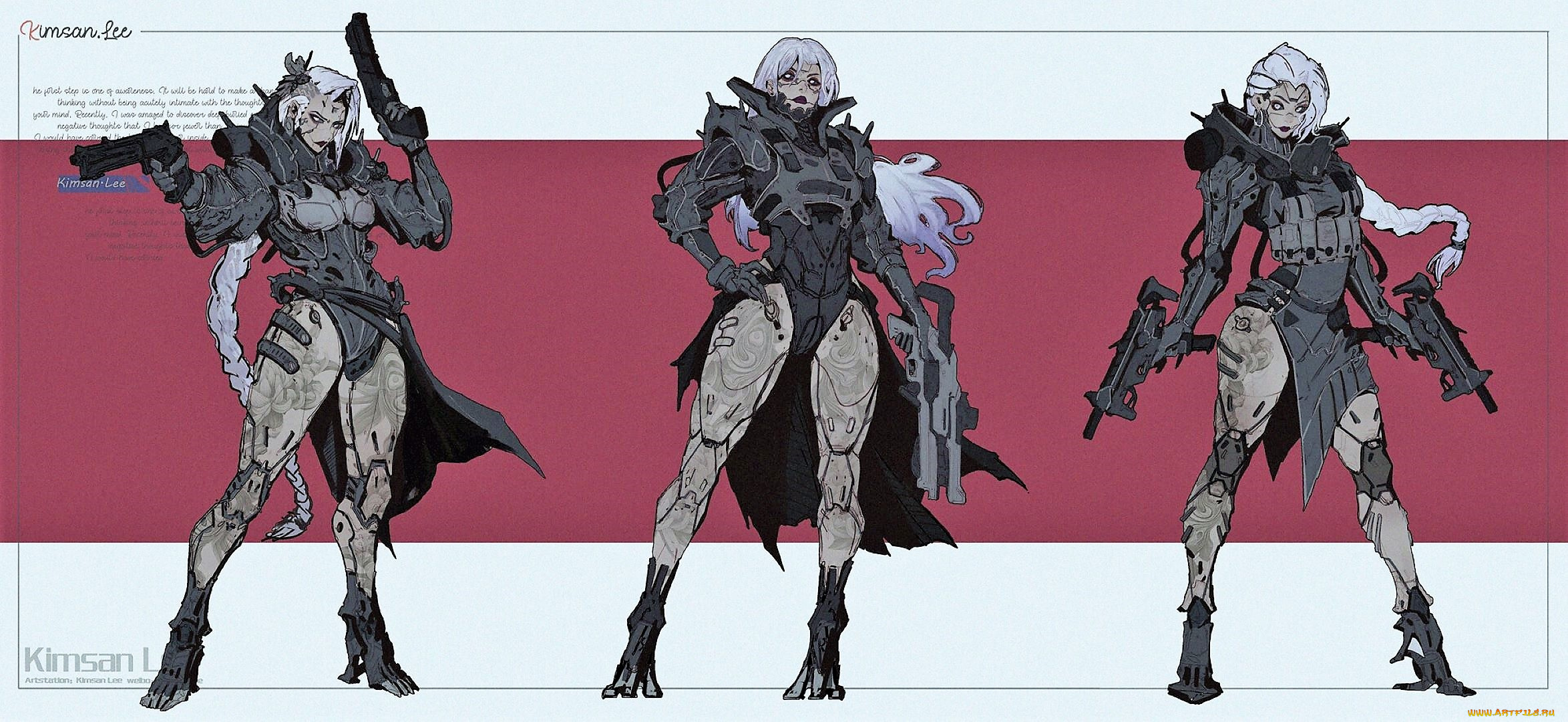 аниме, оружие, , техника, , технологии, девушка, киборг