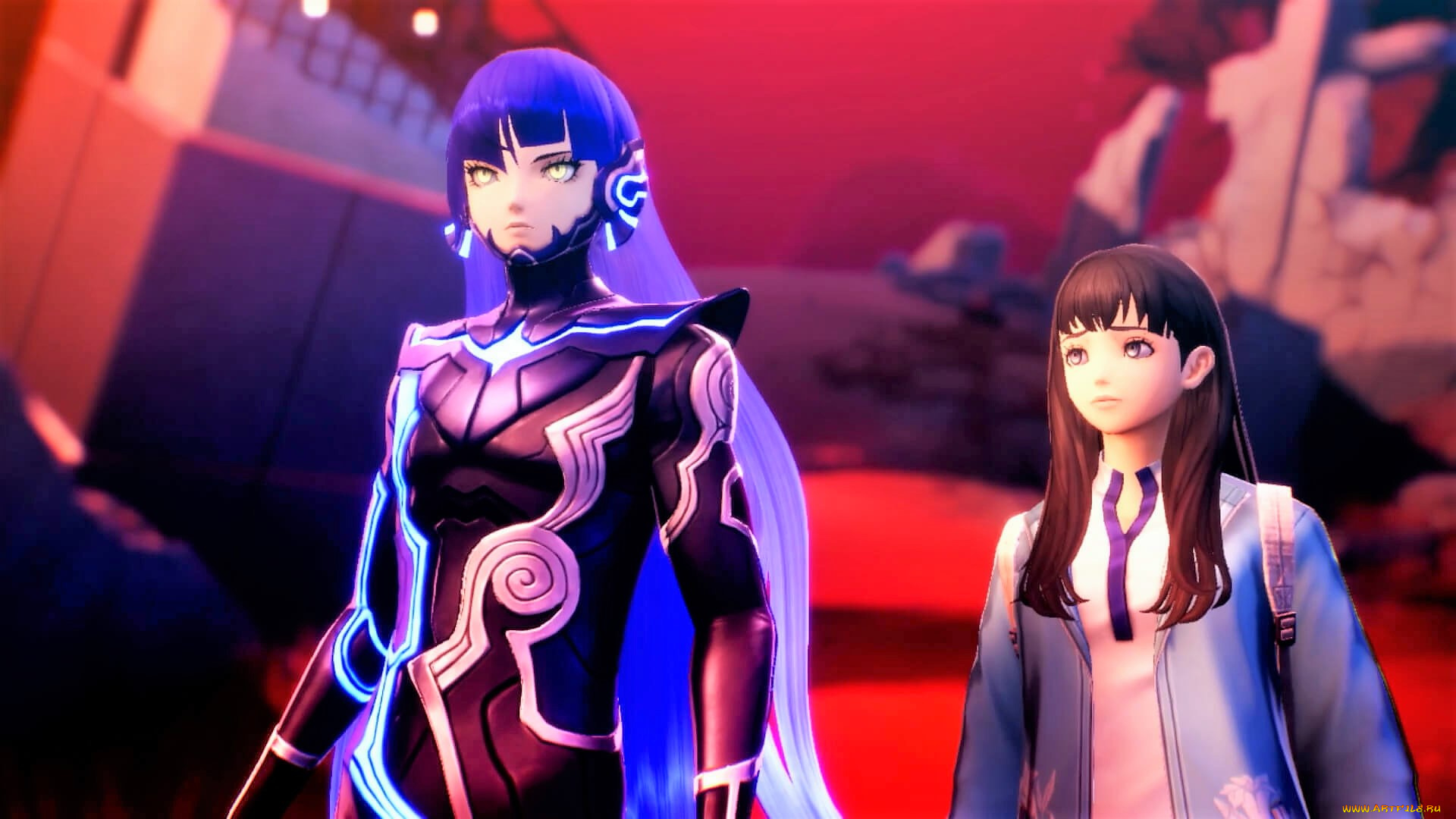 видео, игры, shin, megami, tensei, v, девушки, персонажи