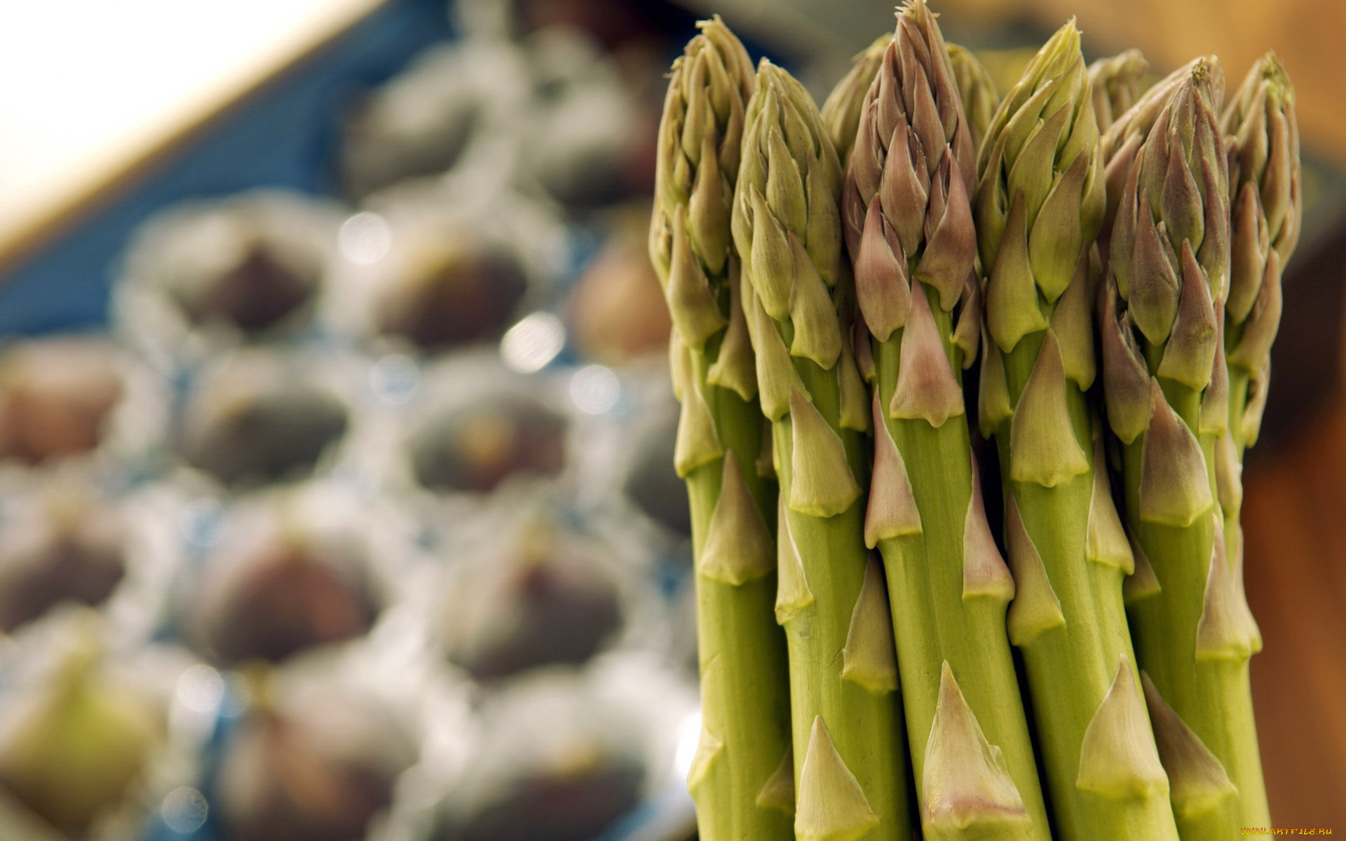 еда, спаржа, деликатес
