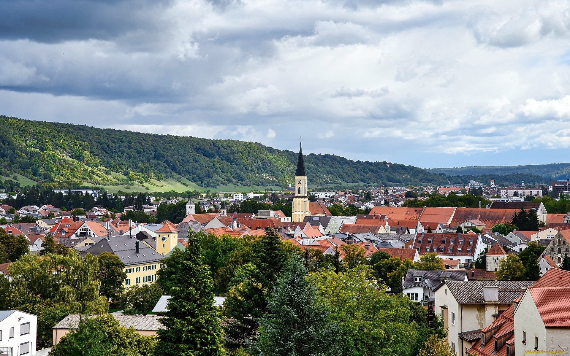 kelheim, bavaria, germany, города, -, панорамы
