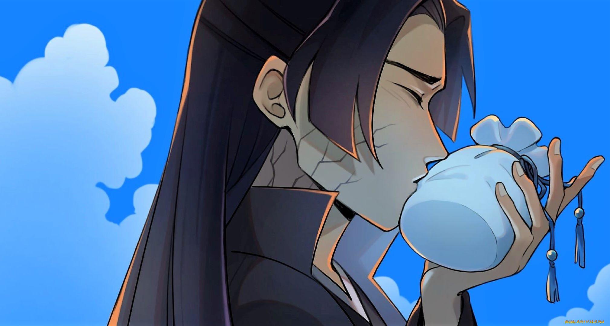 аниме, mo, dao, zu, shi, сун, лань, мешочек