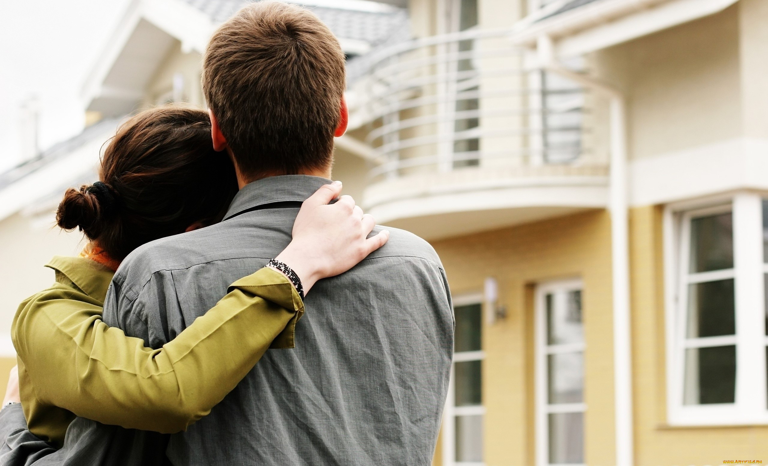 разное, мужчина, женщина, пара, дом