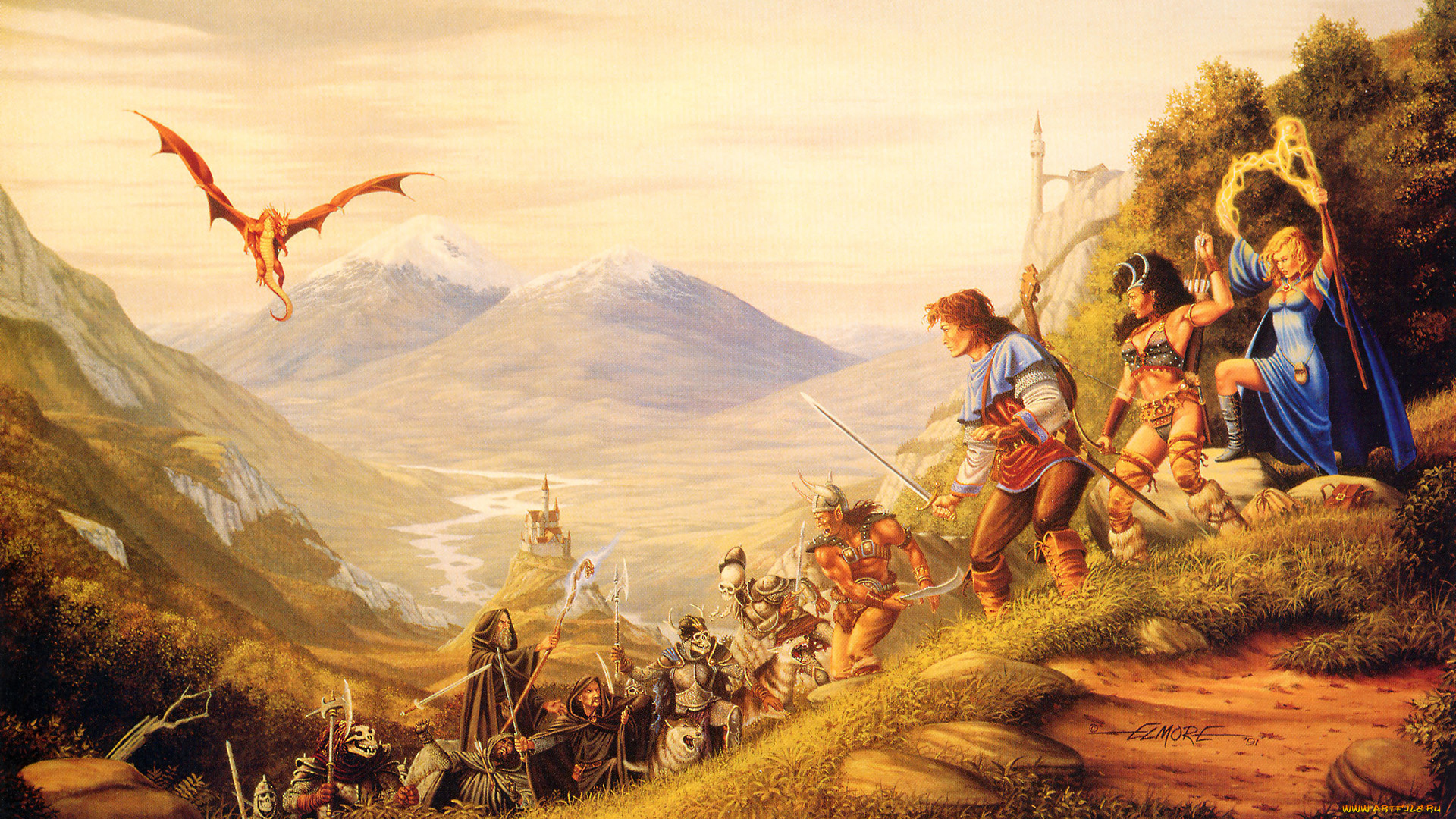 фэнтези, _larry, elmore, larry, elmore