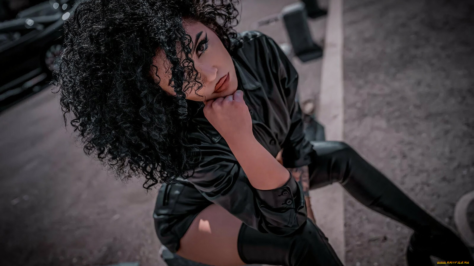 девушки, -, брюнетки, , шатенки, красивая, девушка