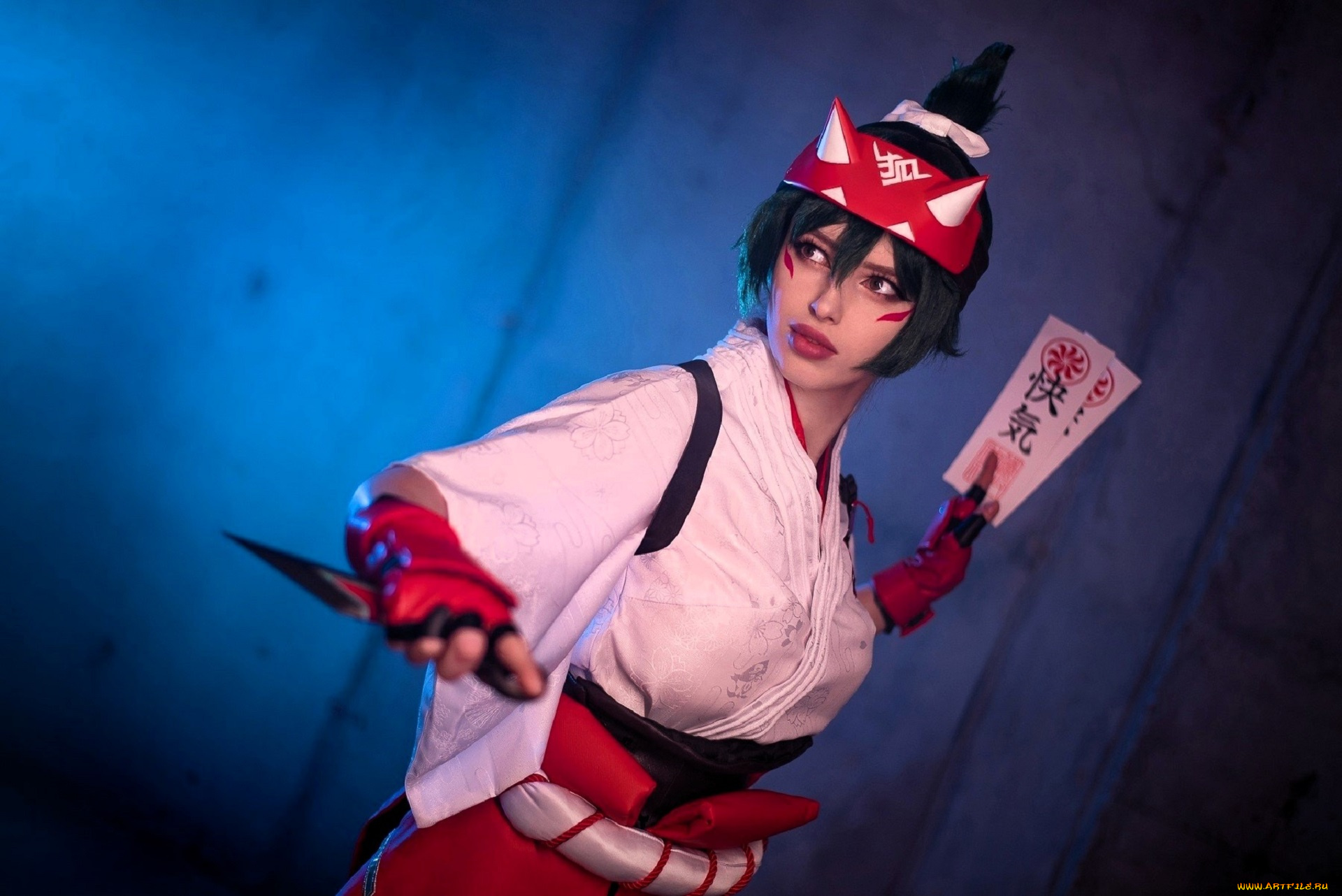 девушки, мария, давыдова, , lady, melamory, образ, косплей, наряд, кунай, печати