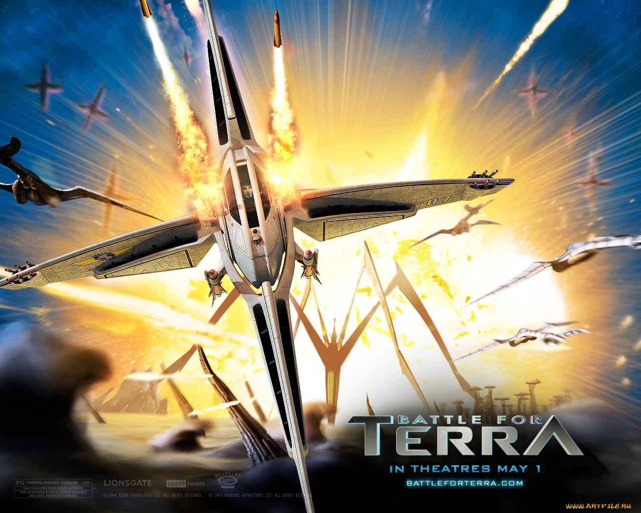 мультфильмы, battle, for, terra