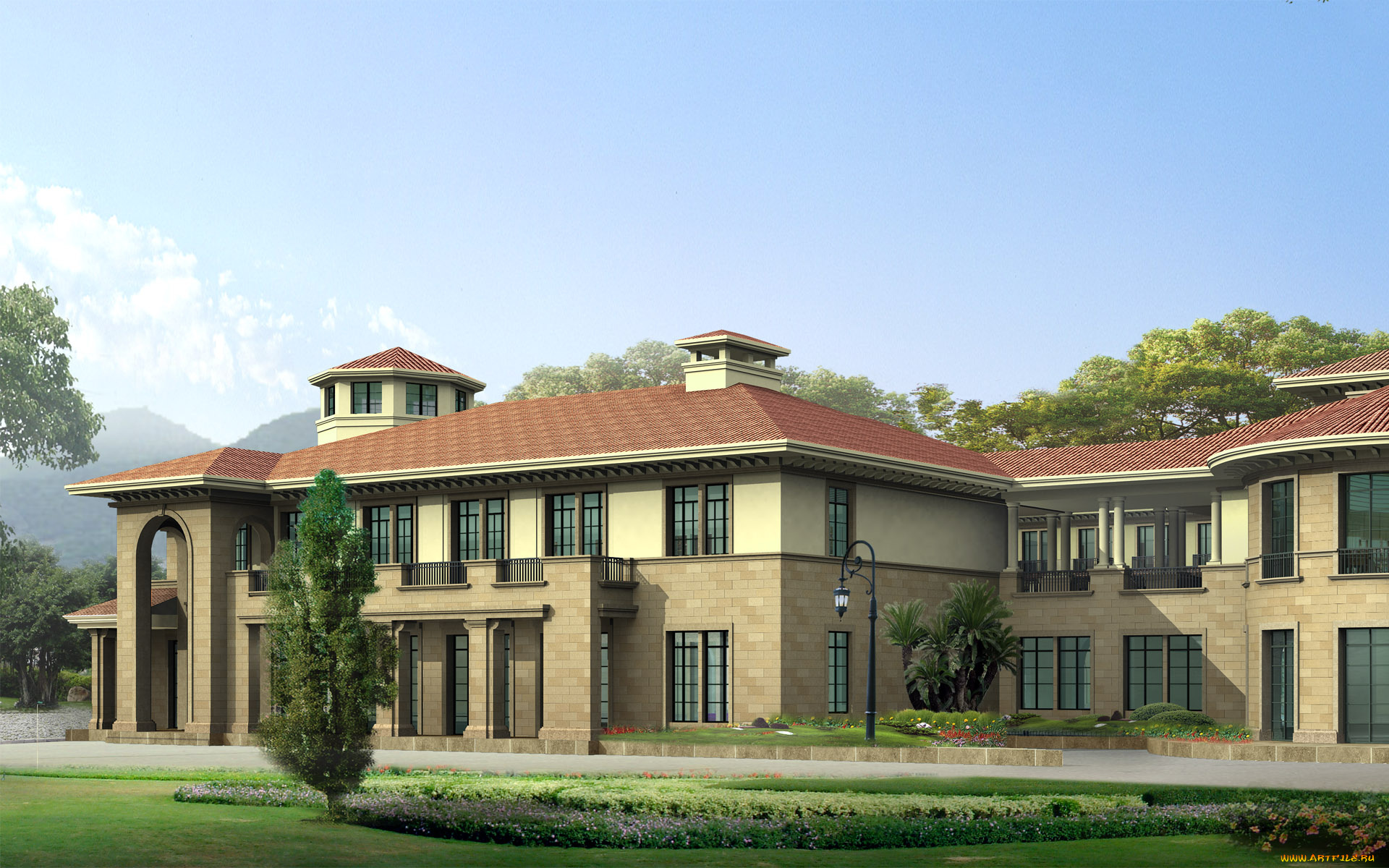 3д, графика, architecture, архитектура