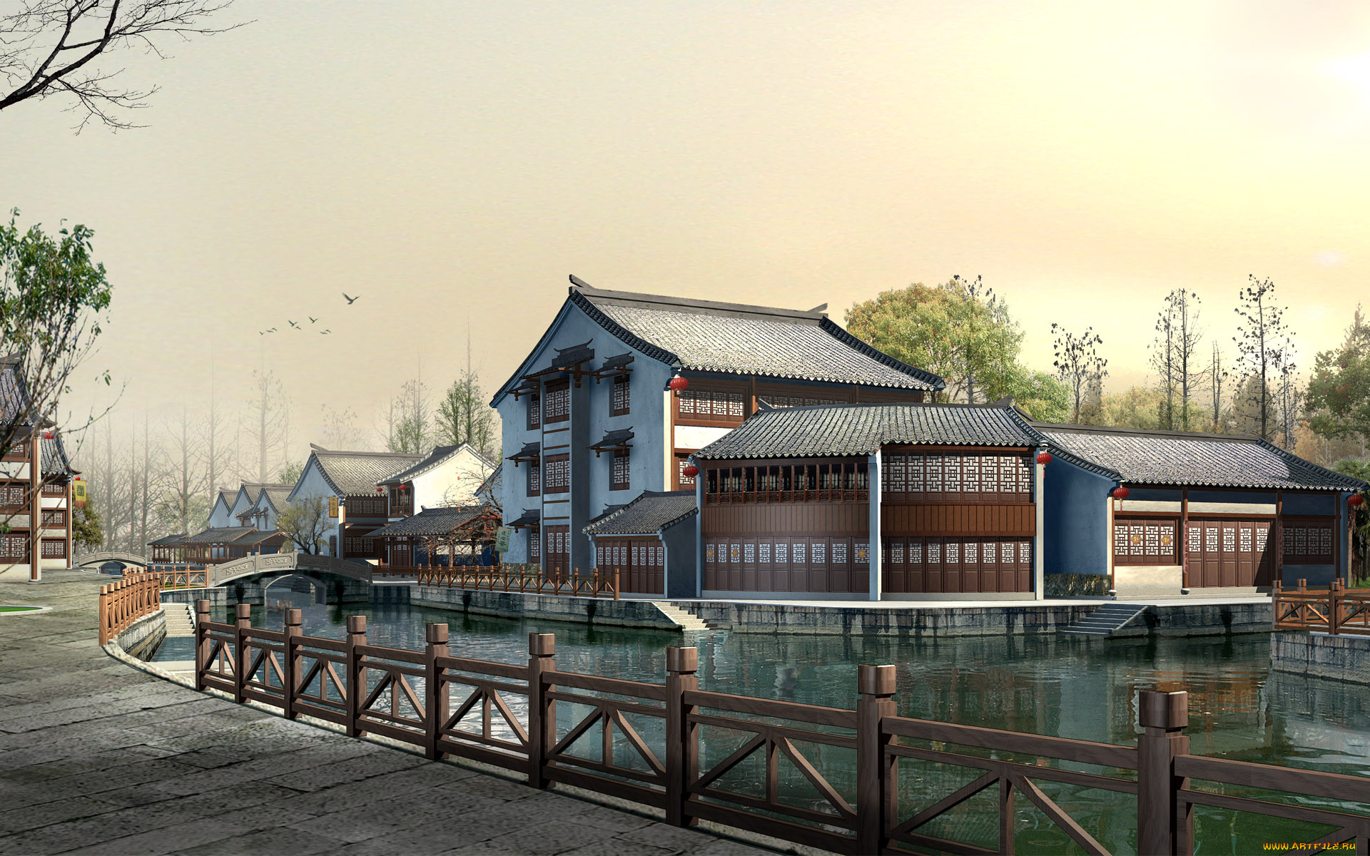 3д, графика, architecture, архитектура