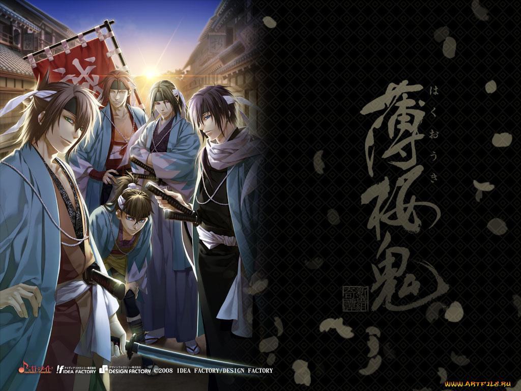 аниме, hakuoki