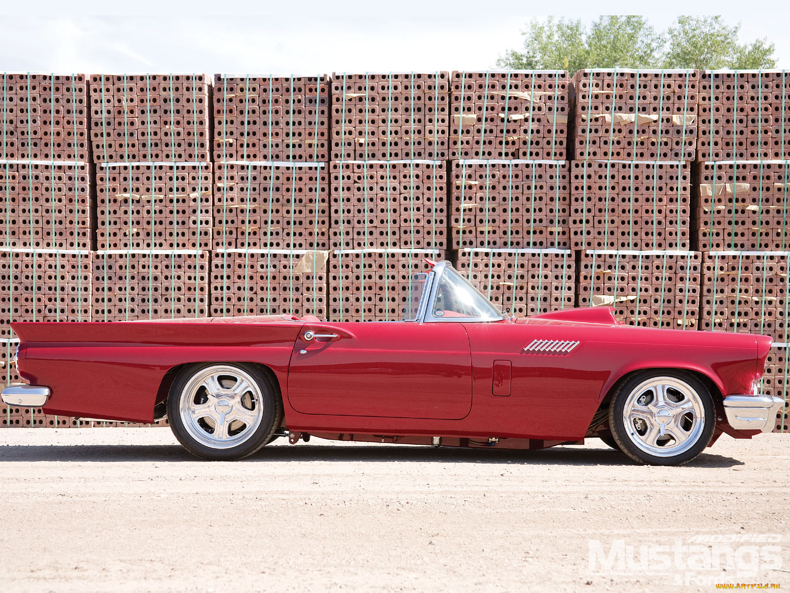 1957, ford, thunderbird, автомобили