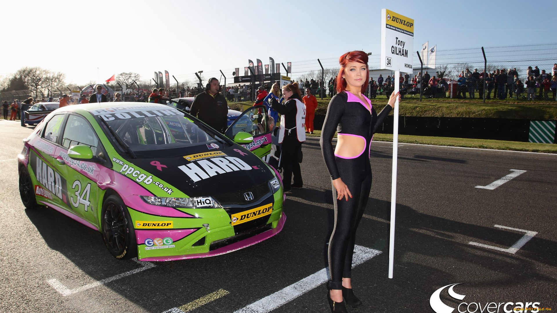 автомобили, авто, девушками, розовый, белый, крупно