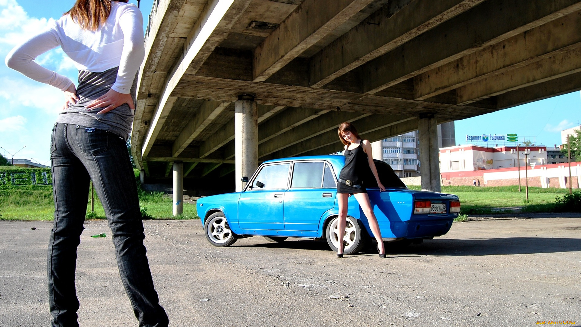 автомобили, авто, девушками, тату, очки