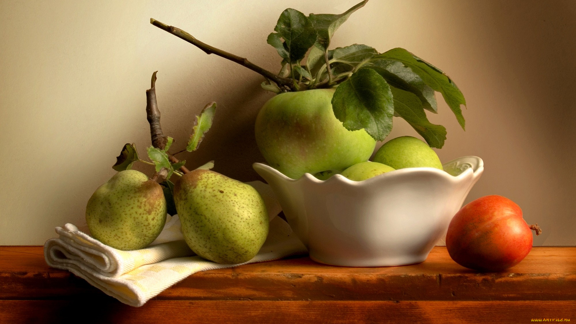 еда, фрукты, ягоды, груши, яблоки, слива