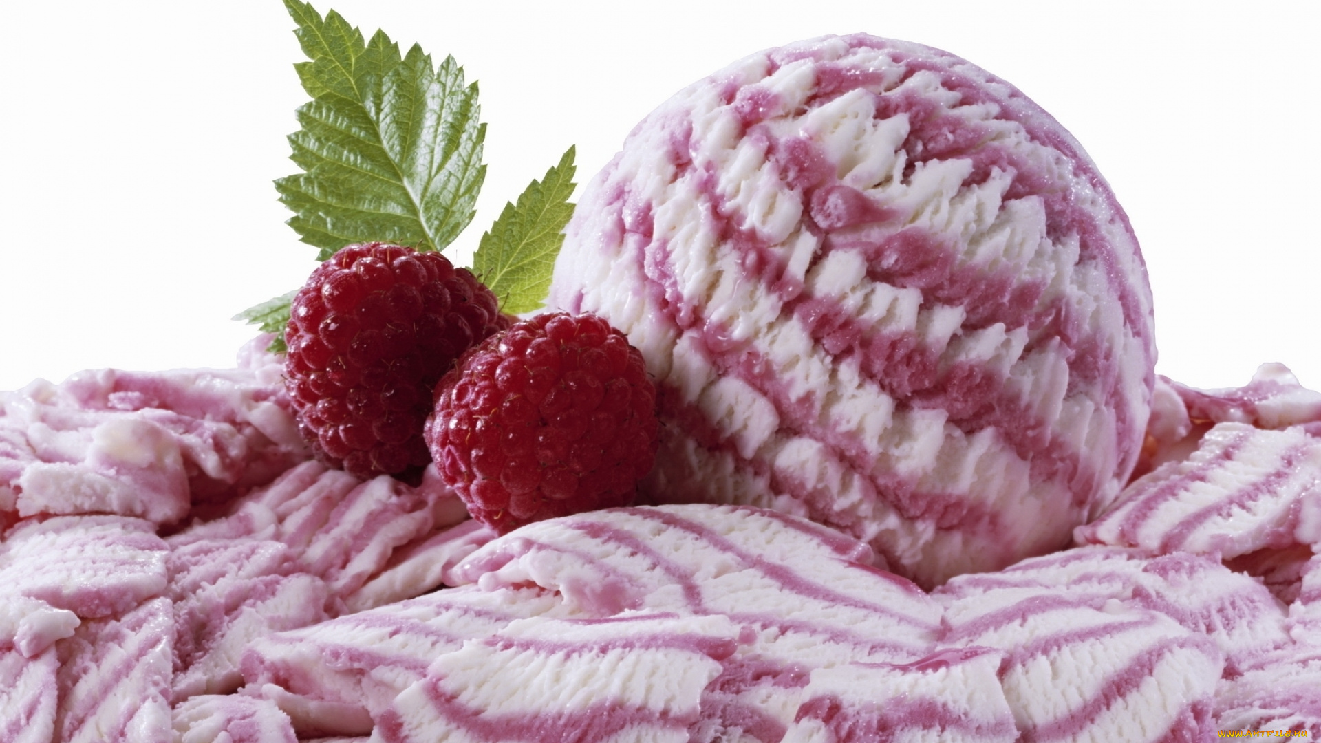 еда, мороженое, десерты, малина, ягоды