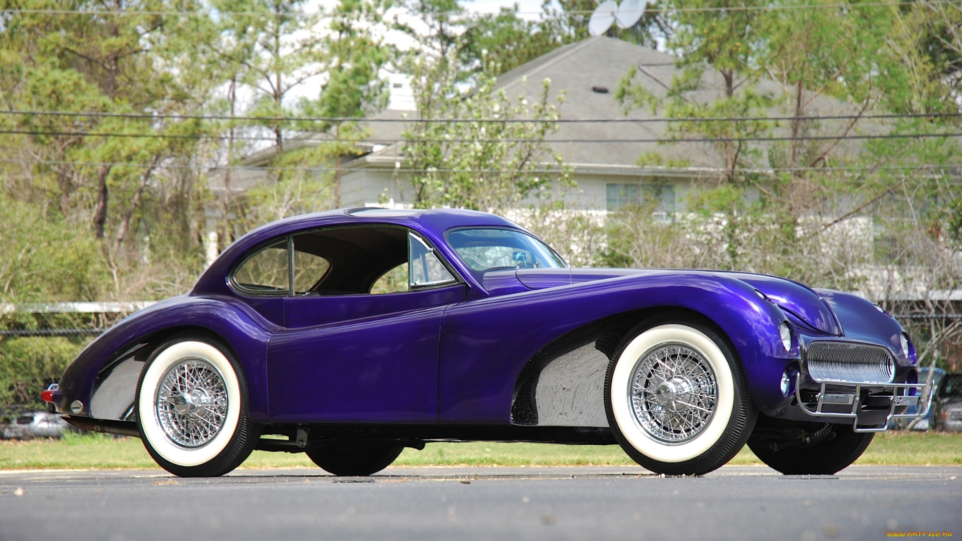 jaguar, xk140, royale, fixed, head, coupe, автомобили, черная, кошка