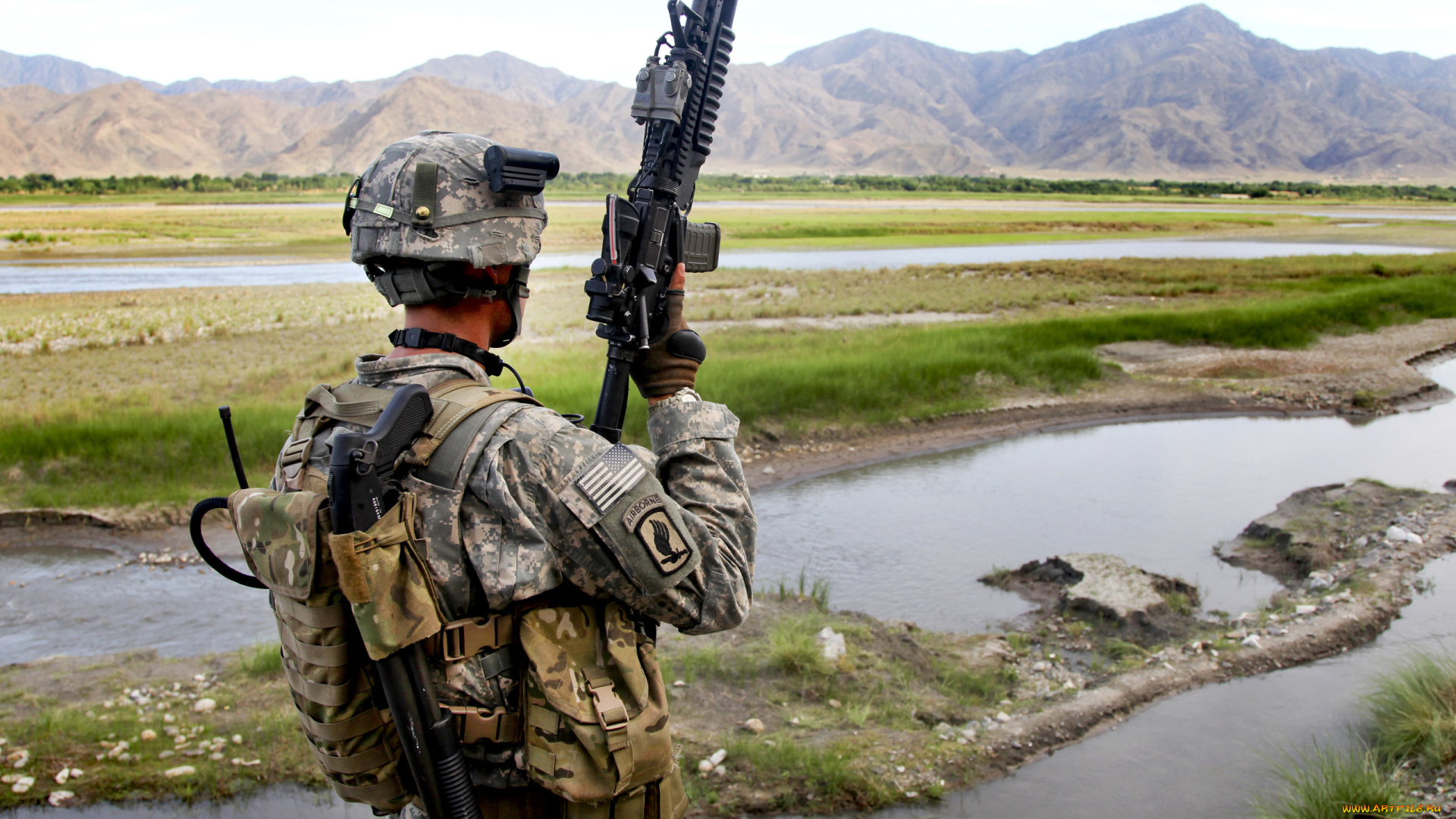 оружие, армия, спецназ, эхинацея, цинии, ромашки, army, soldiers