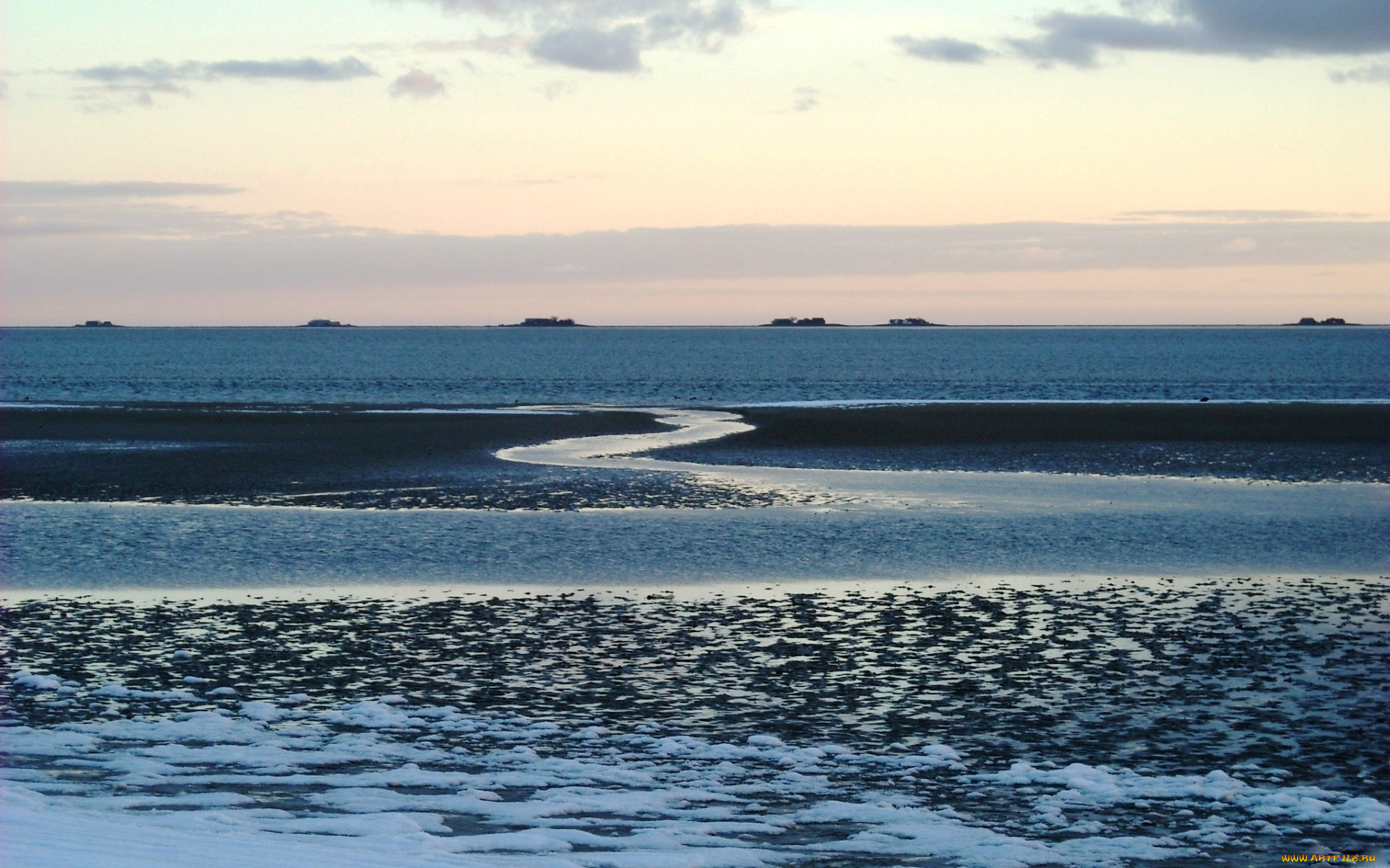 природа, реки, озера, пейзаж, небо, море