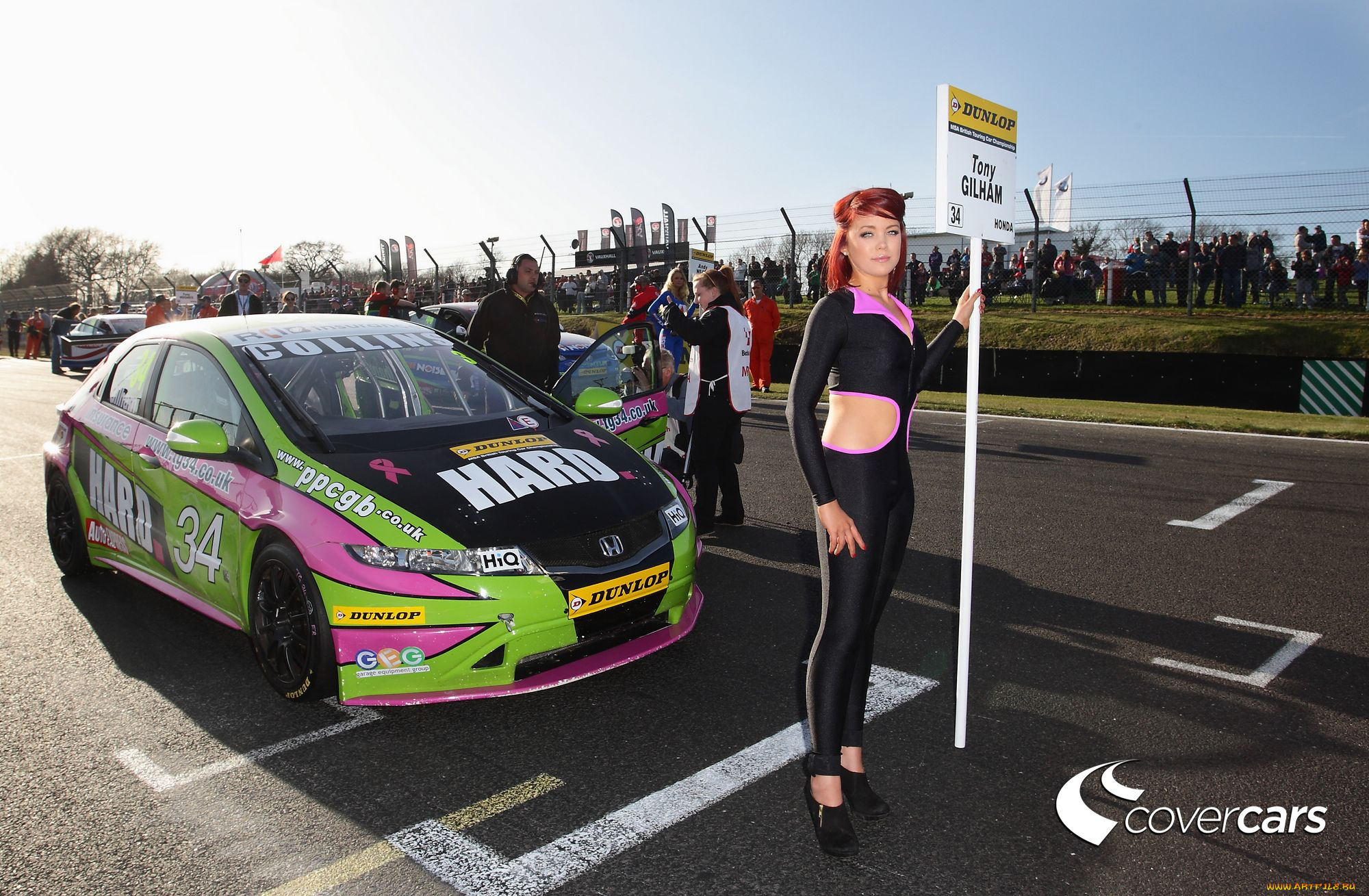 автомобили, авто, девушками, розовый, белый, крупно