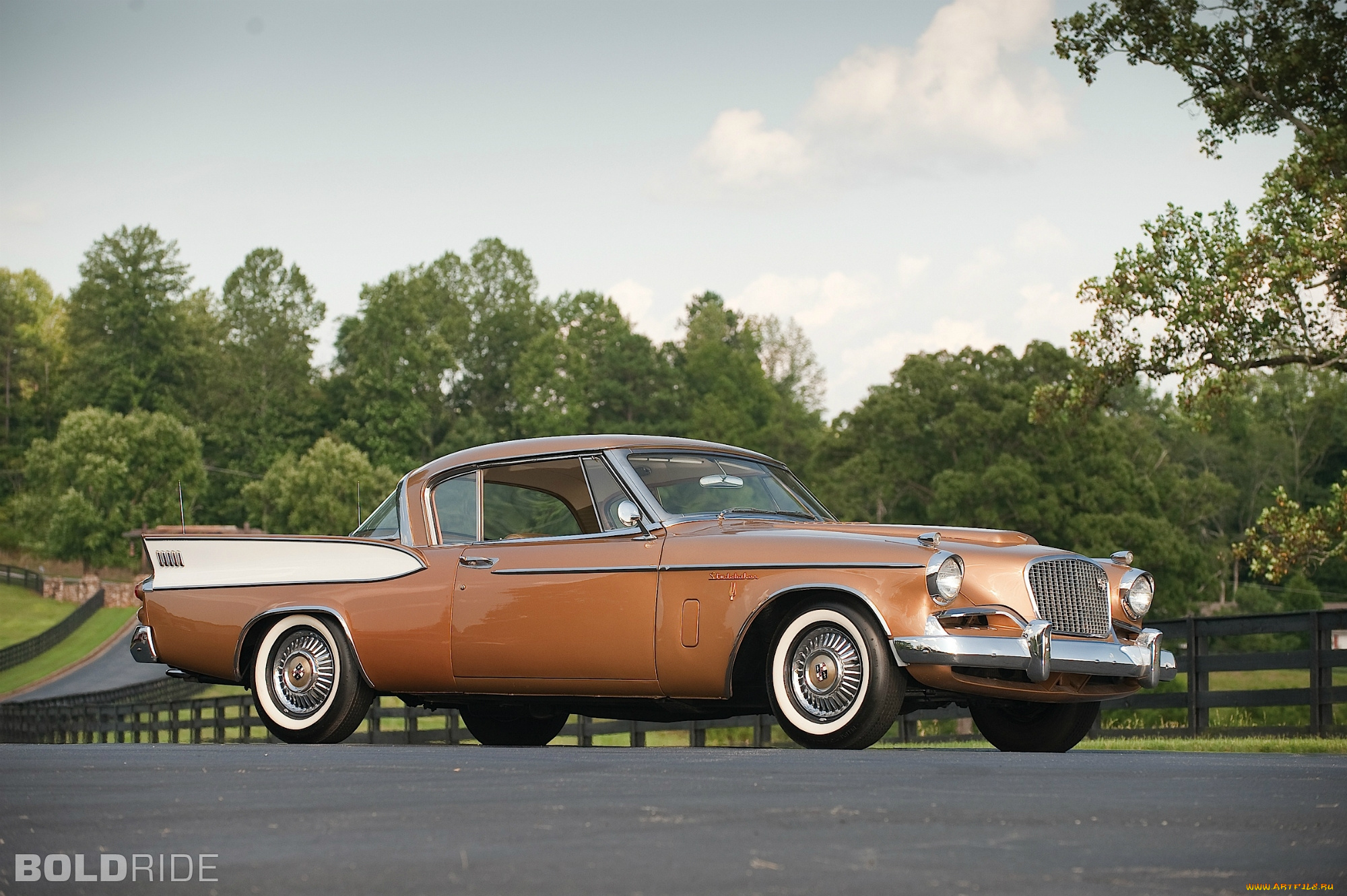 автомобили, studebaker, зелень, кусты, car