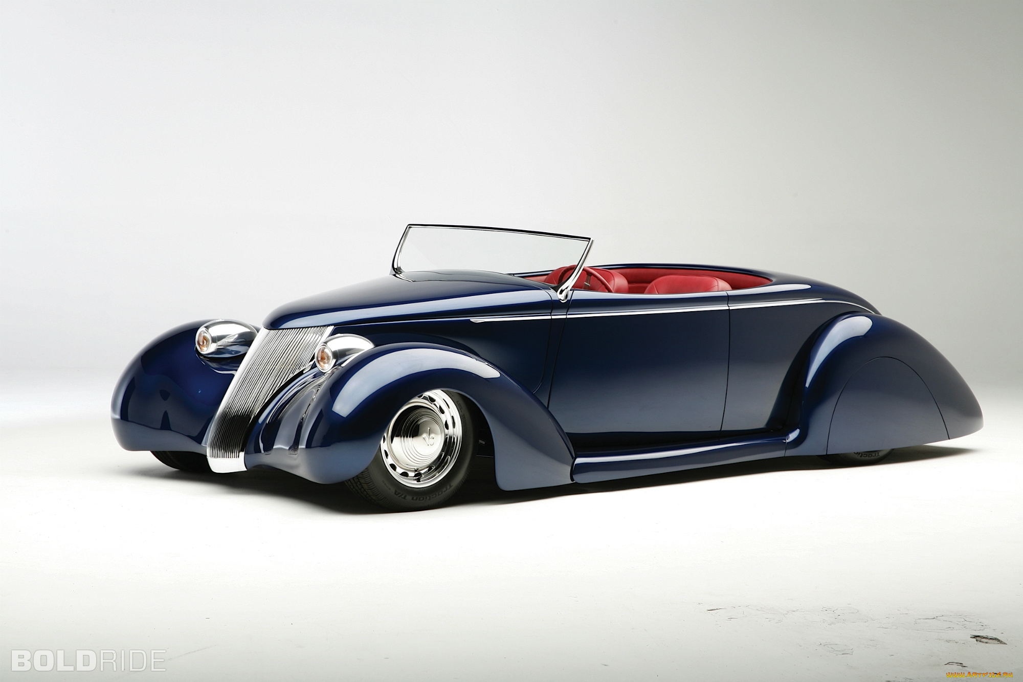 автомобили, custom, classic, car, клены, осень, красное, ford