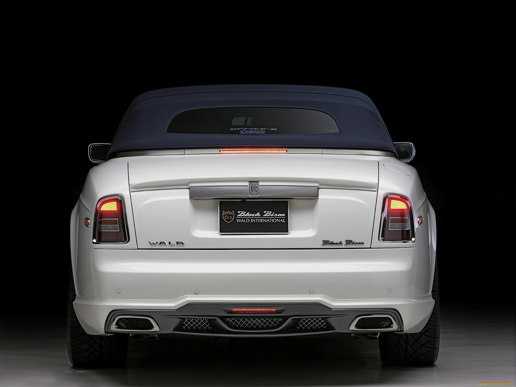 wald, rolls, royce, phantom, drophead, coupe, black, bison, edition, автомобили, лиловый, белый, нежный
