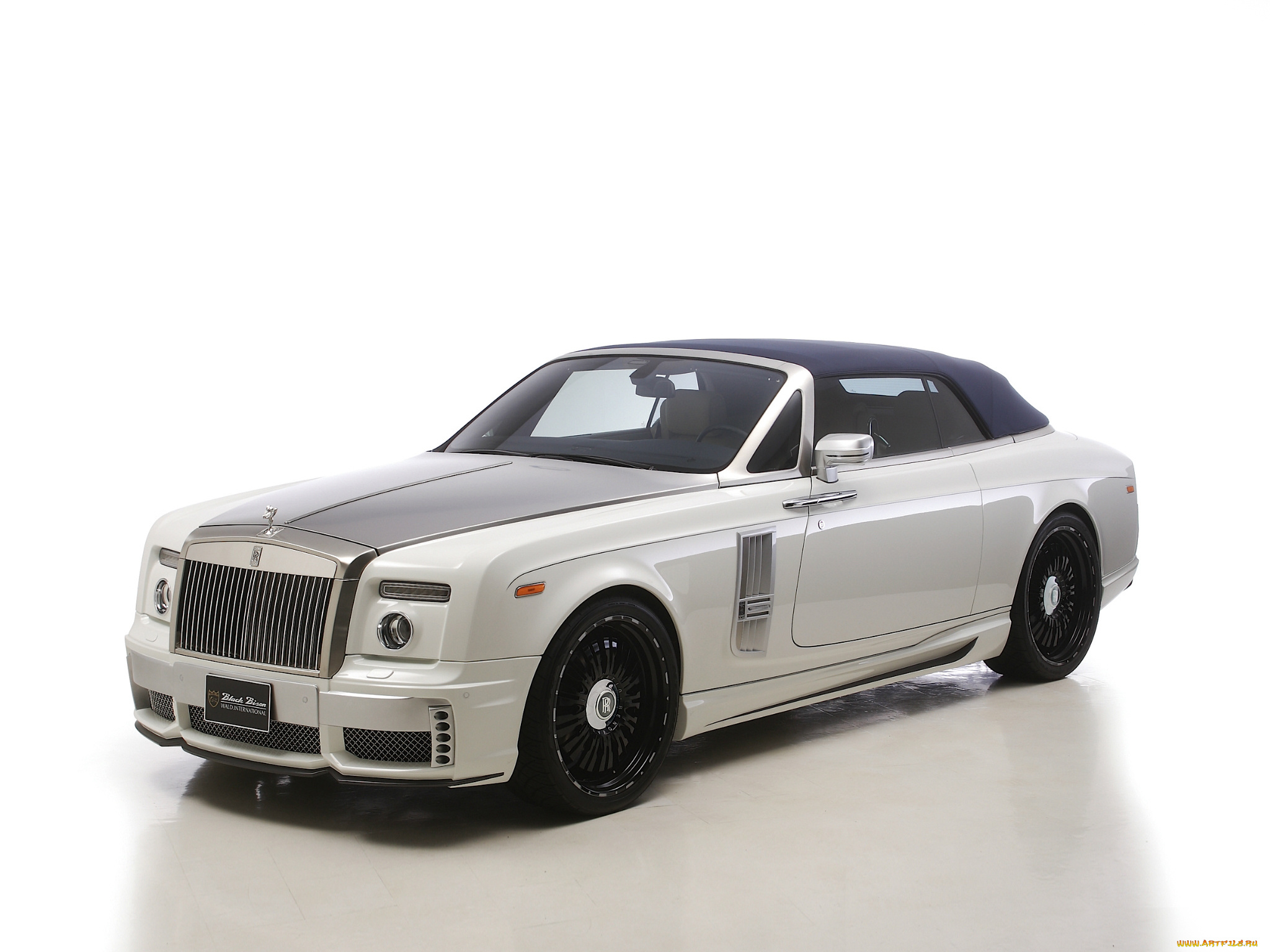 wald, rolls, royce, phantom, drophead, coupe, black, bison, edition, автомобили, оранжевые, лепестки
