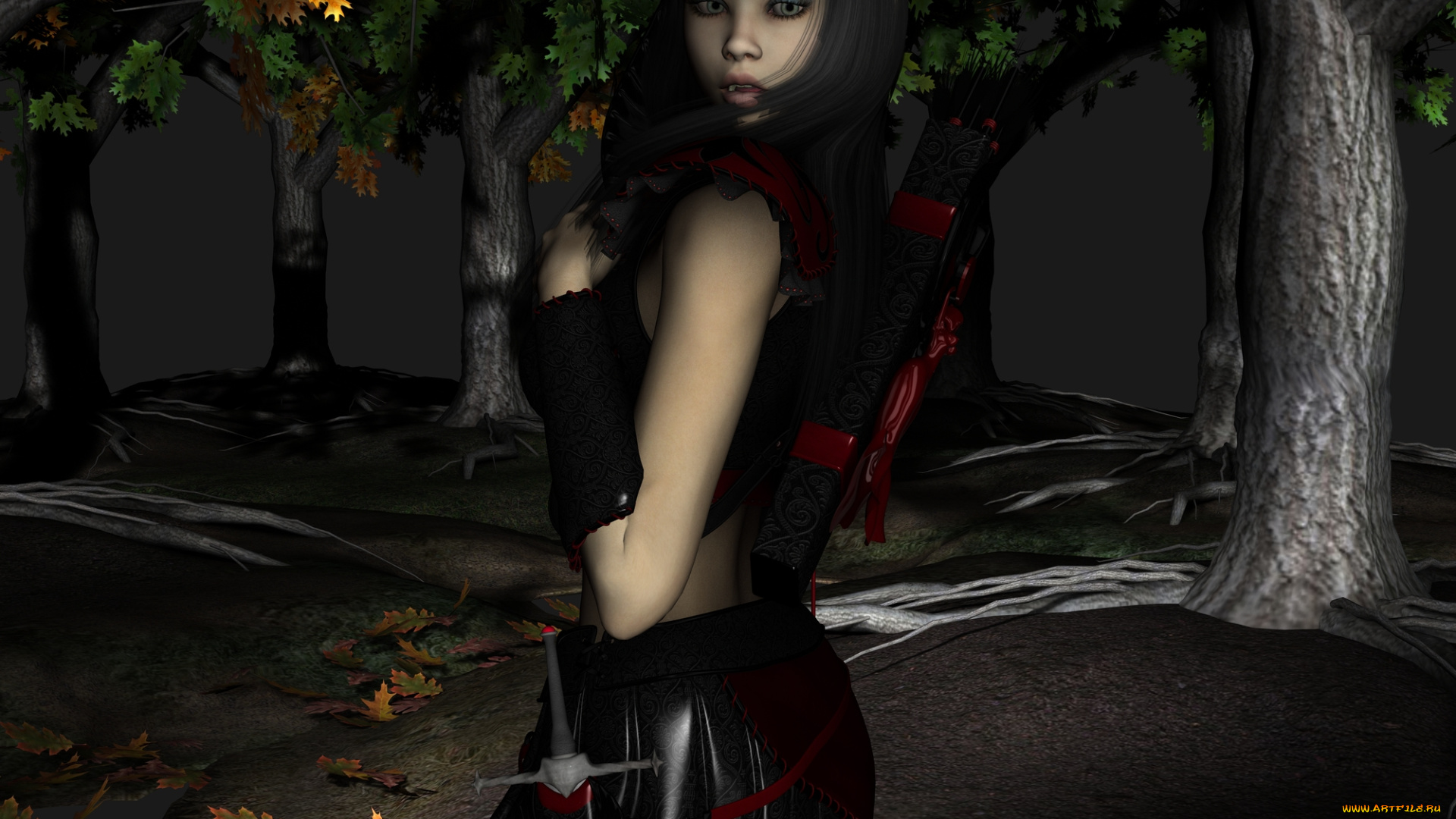 3д, графика, elves, эльфы, эльфийка