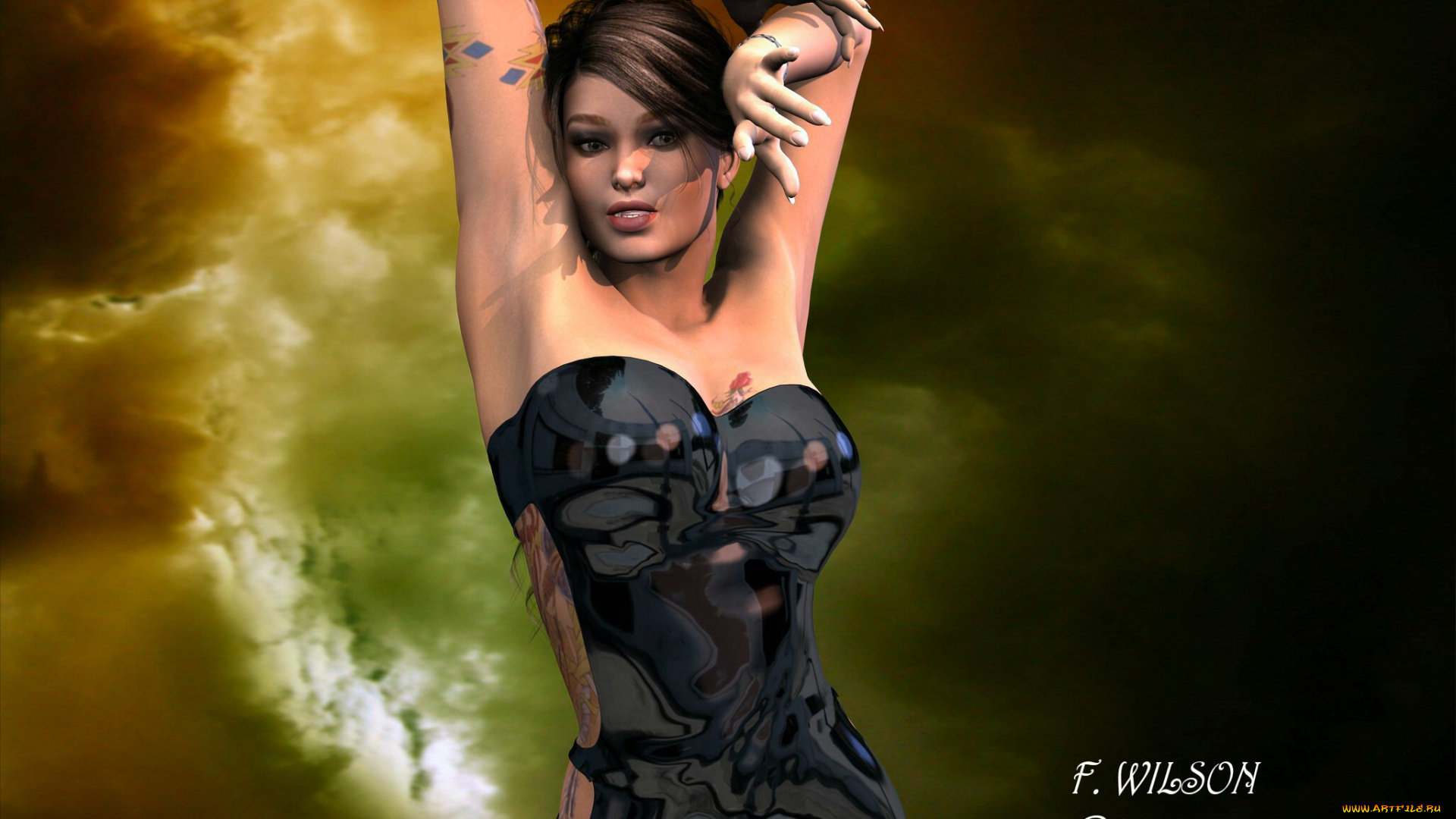 3д, графика, people, люди, девушка