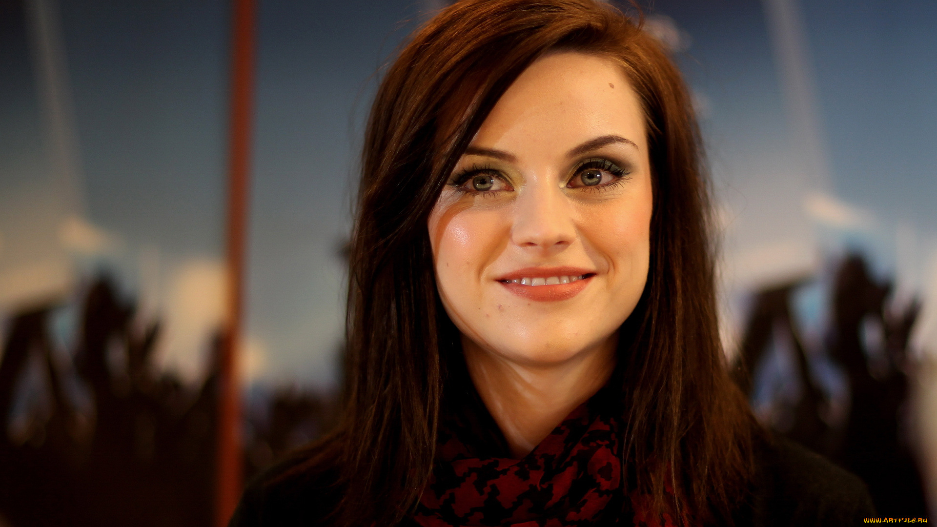 amy, macdonald, музыка, amy, macdonald, шарф, улыбка, певица, лицо