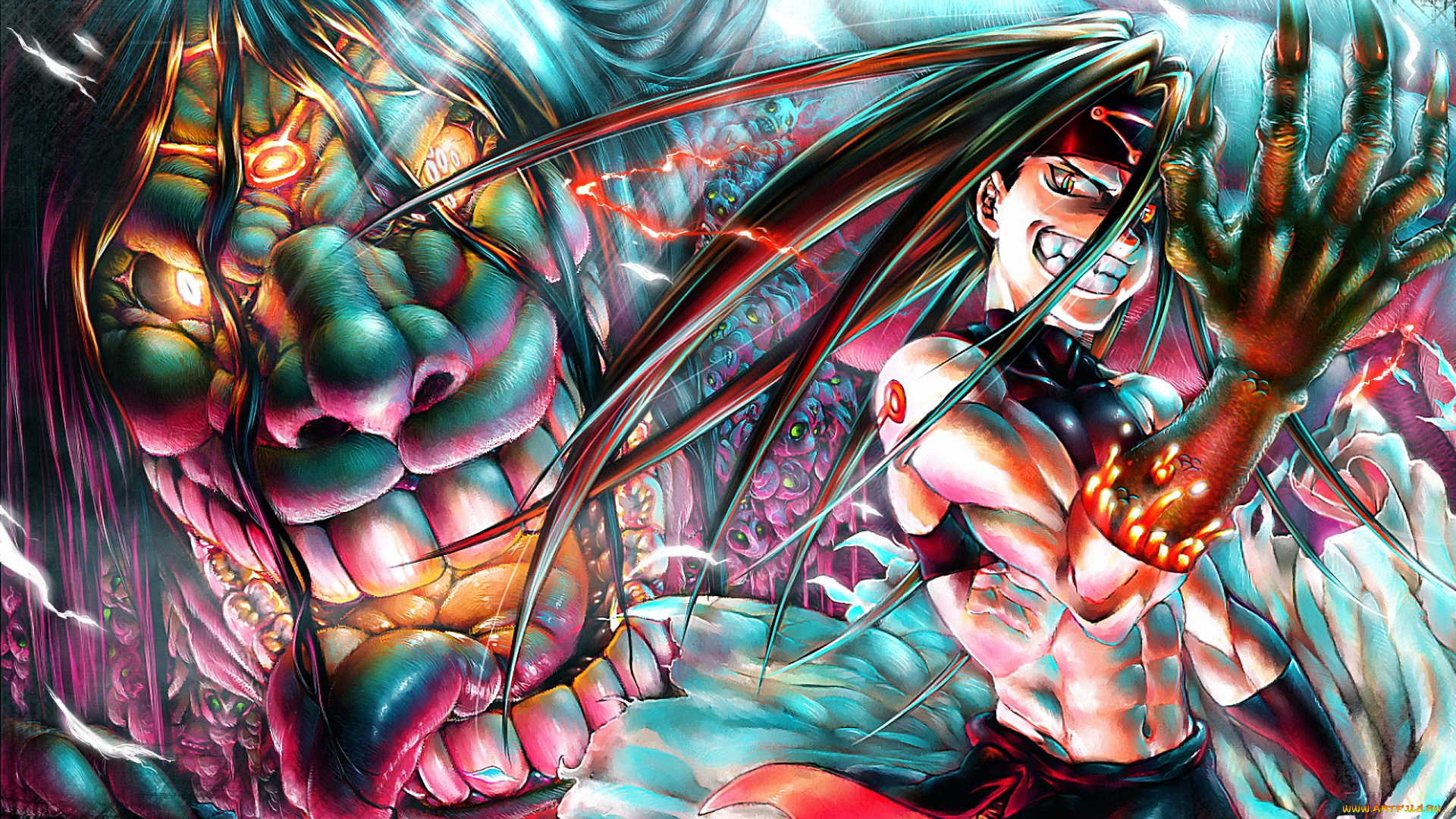 аниме, fullmetal, alchemist, гомункул, зависть, homunculus