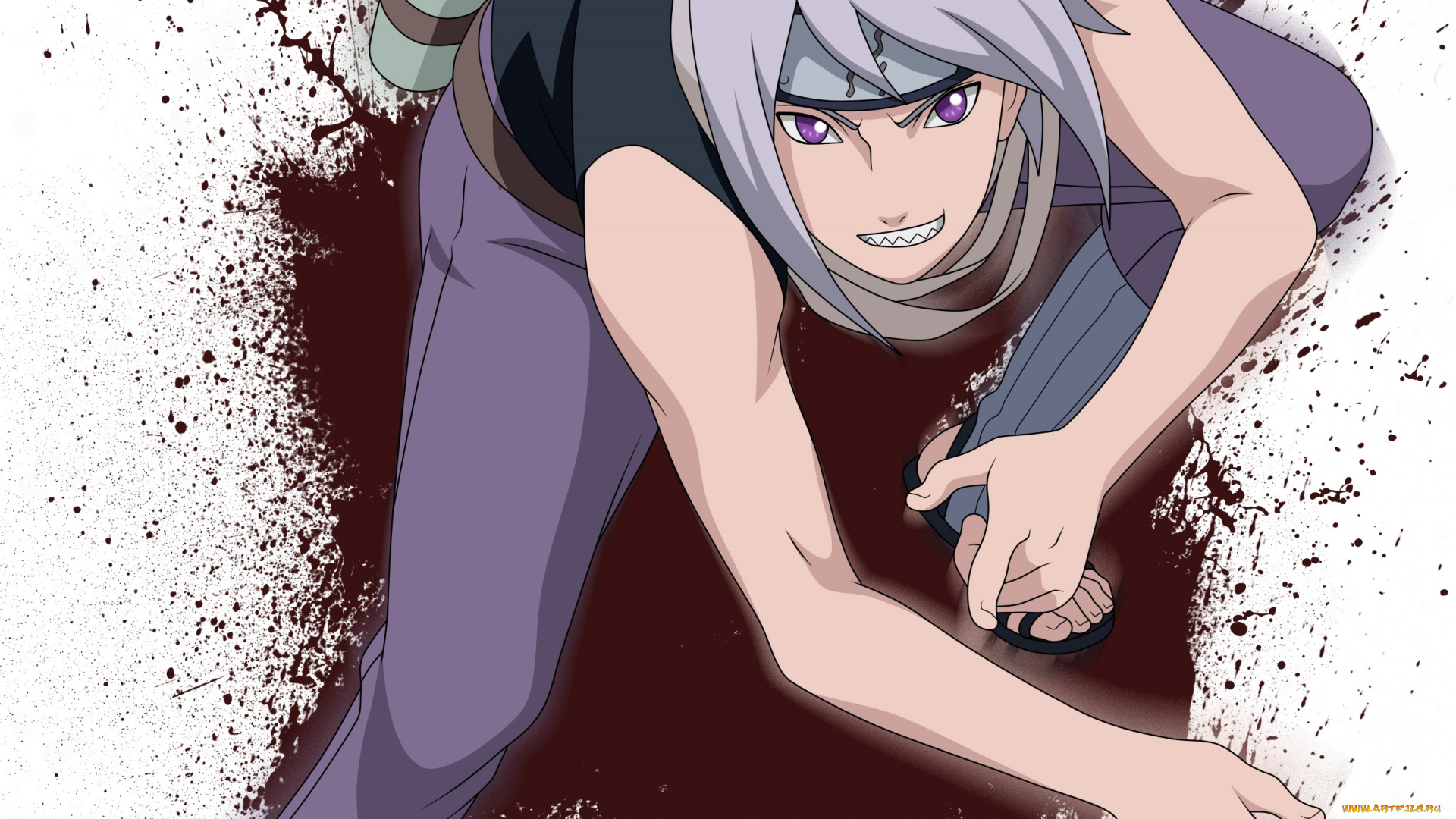 аниме, naruto, наруто, персонаж, улыбка, суйгетцу, взгляд, парень