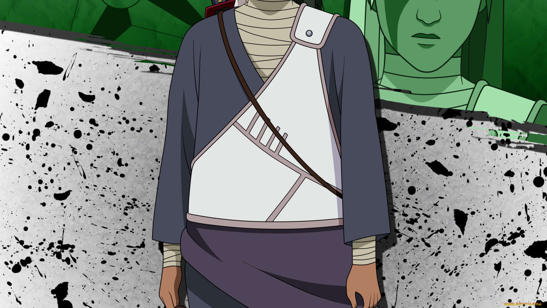 аниме, naruto, облако, взгляд, парень, сюрикен, джинчурики, персонаж, наруто