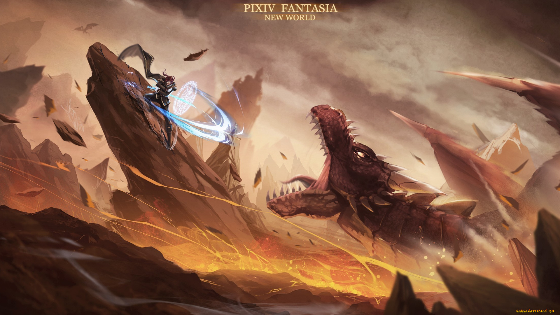 аниме, pixiv, fantasia, арт, naruto, gaara, kazekage, парень, песок, сфера, кунаи