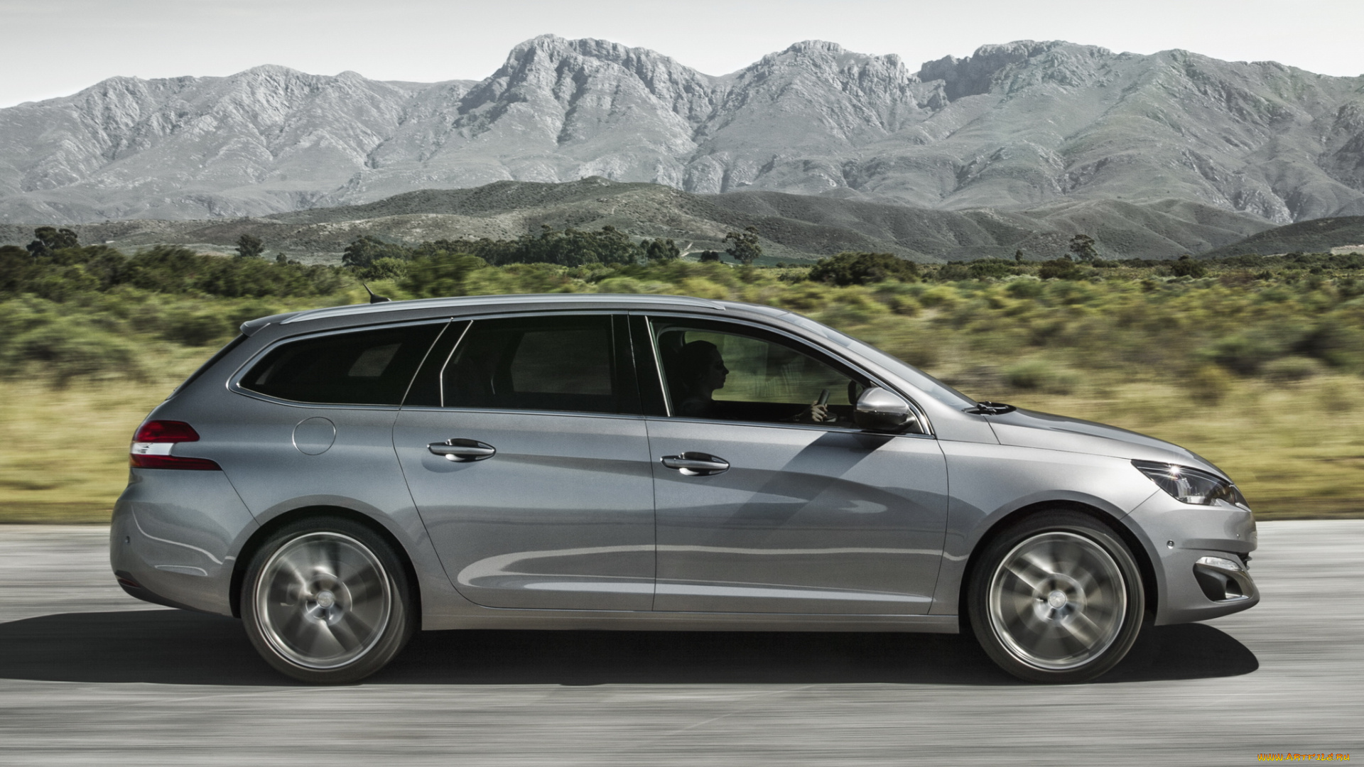 автомобили, peugeot, hybrid4, 3008, 2013, серый