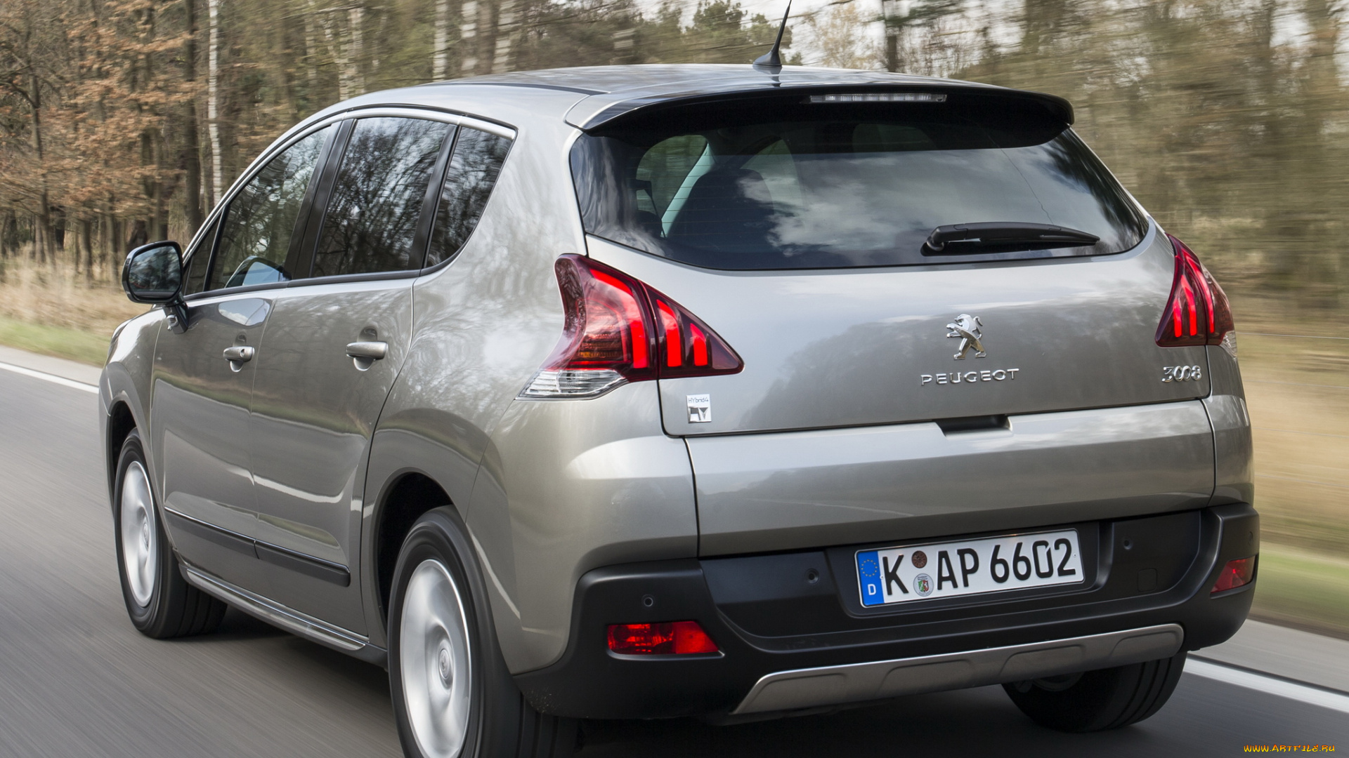 автомобили, peugeot, серый, 3008, 2013, hybrid4