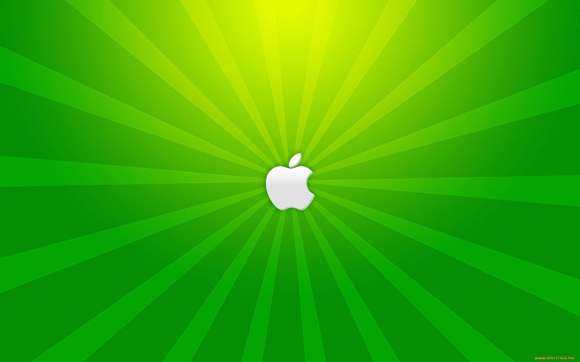 компьютеры, apple, полосы, лучи, яблоко, логотип, зеленый