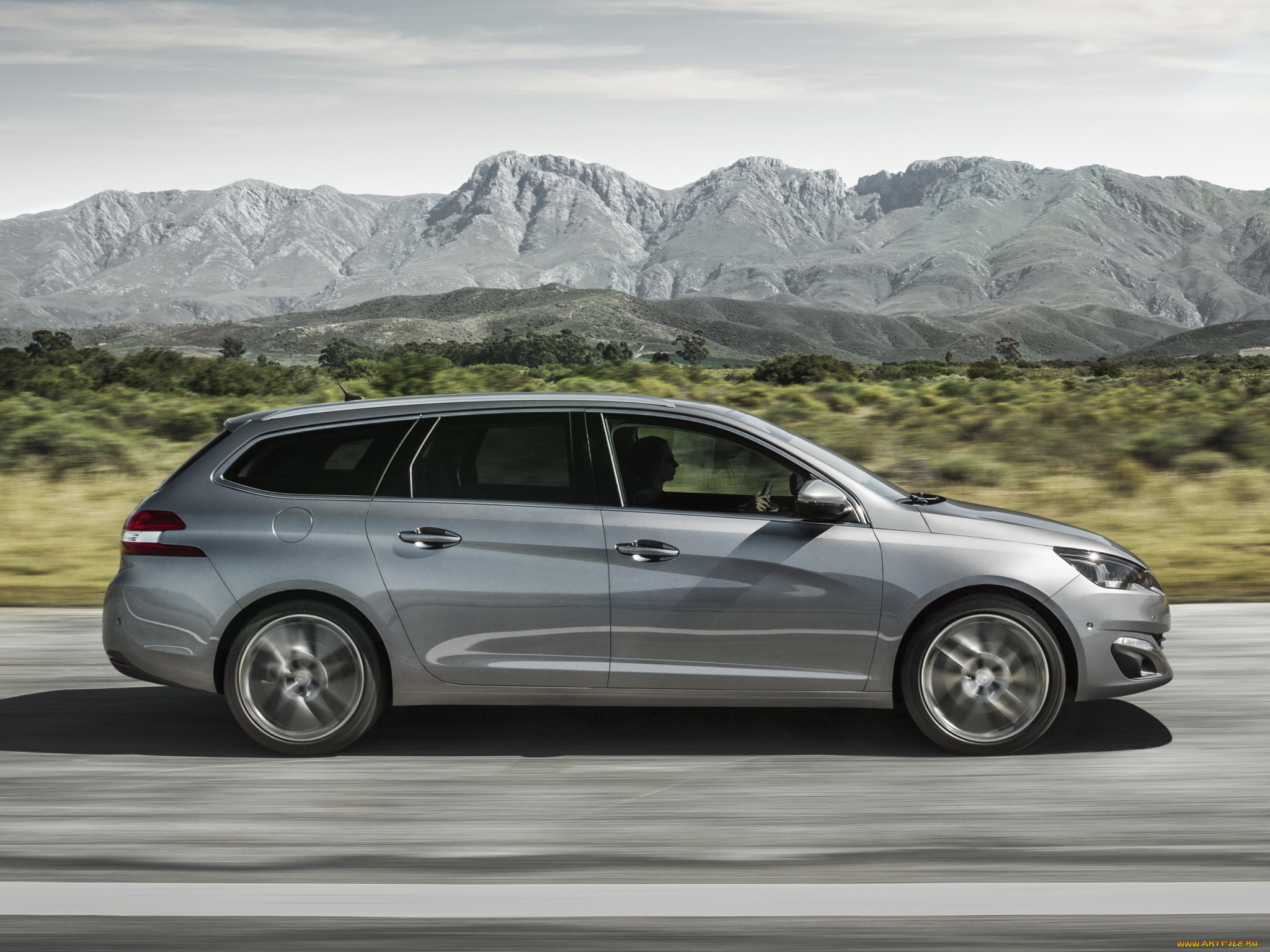 автомобили, peugeot, hybrid4, 3008, 2013, серый